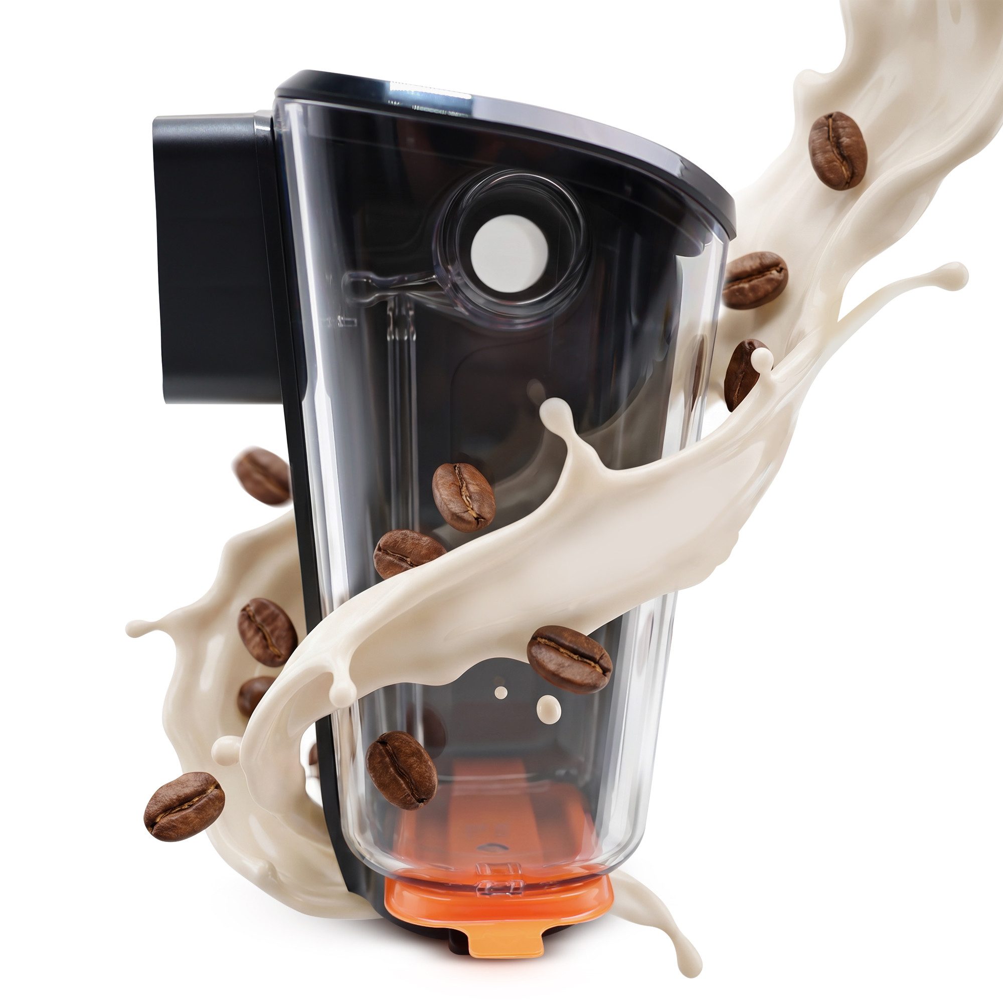 Philips Milchbehälter Milchkaraffe Philips 421945016211, mit Deckel und Halterung für Kaffeemaschine