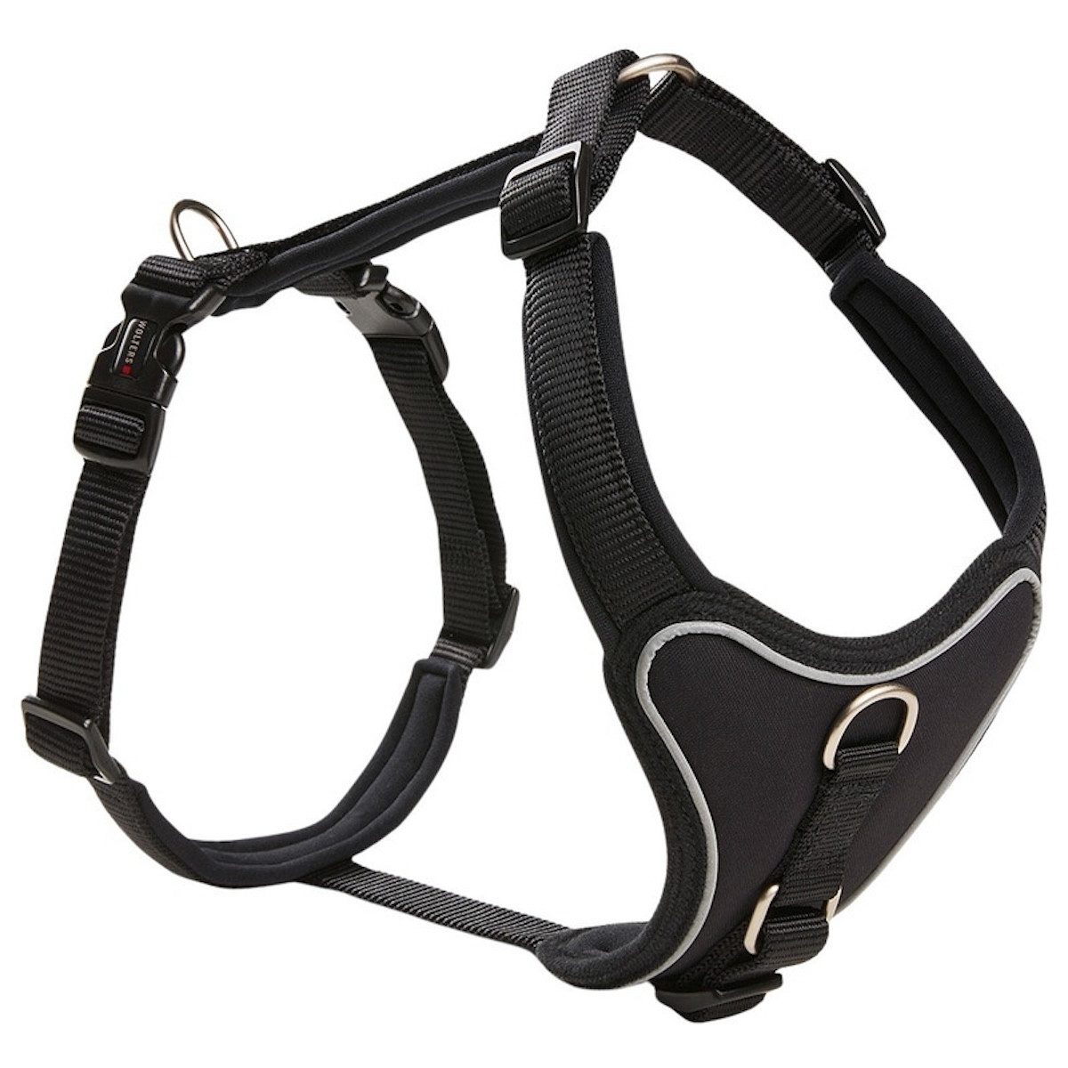 Wolters Hunde-Geschirr Geschirr Professional Comfort schwarz/schwarz günstig online kaufen