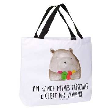 Mr. & Mrs. Panda Shopper Bär Gefühl - Weiß - Geschenk, Wahnsinn, Beutel, Teddy, Verrückt, Trag (1-tlg), Einzigartige Designs