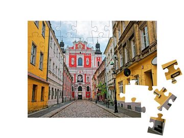 puzzleYOU Puzzle St. Stanislaus-Kirche in Posen, Polen, 48 Puzzleteile, puzzleYOU-Kollektionen Polen