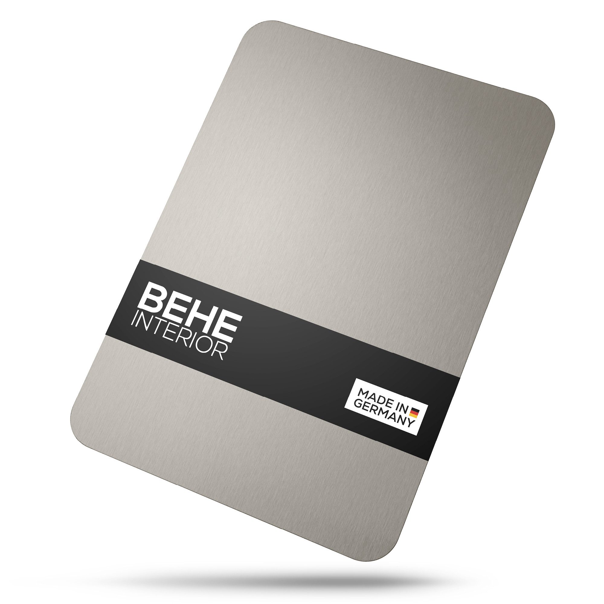 BEHE Interior Schneidebrett 100% Titan Schneidebrett - Titanium cutting board, (1 Schneidebrett), 00% Reintitan · Spülmaschinenfest · Antibakteriell · 30x21cm