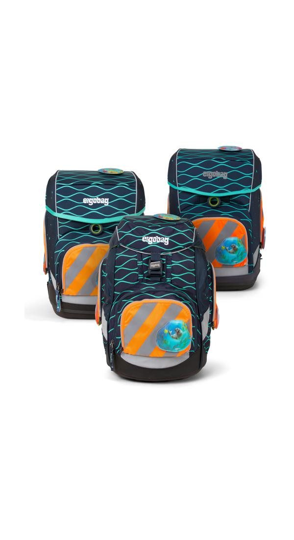 ergobag Schulranzen pack Sicherheitsset mit Reflektorstreifen (3-tlg)