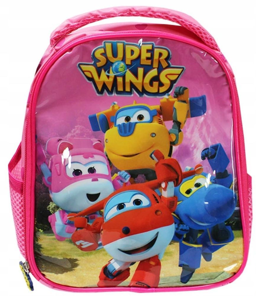 Super Wings Kinderrucksack SUPER WINGS Mädchen Rucksack Kita Schule Sport, Kleiner kompakter Mädchenrucksack