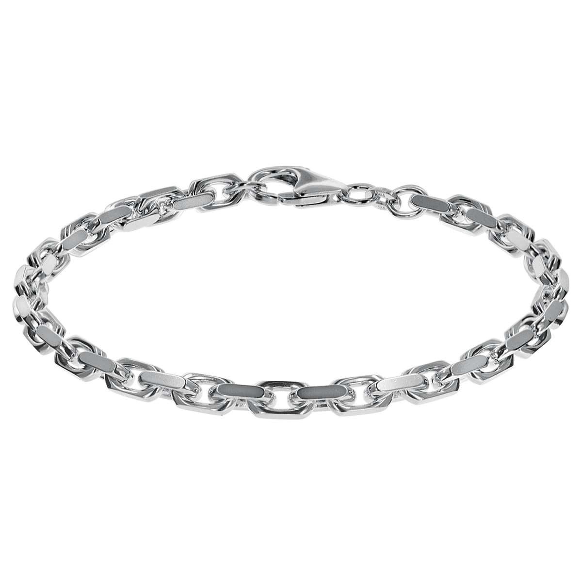 trendor Silberarmband 08633, für Männer 925 Sterlingsilber Anker 21 cm