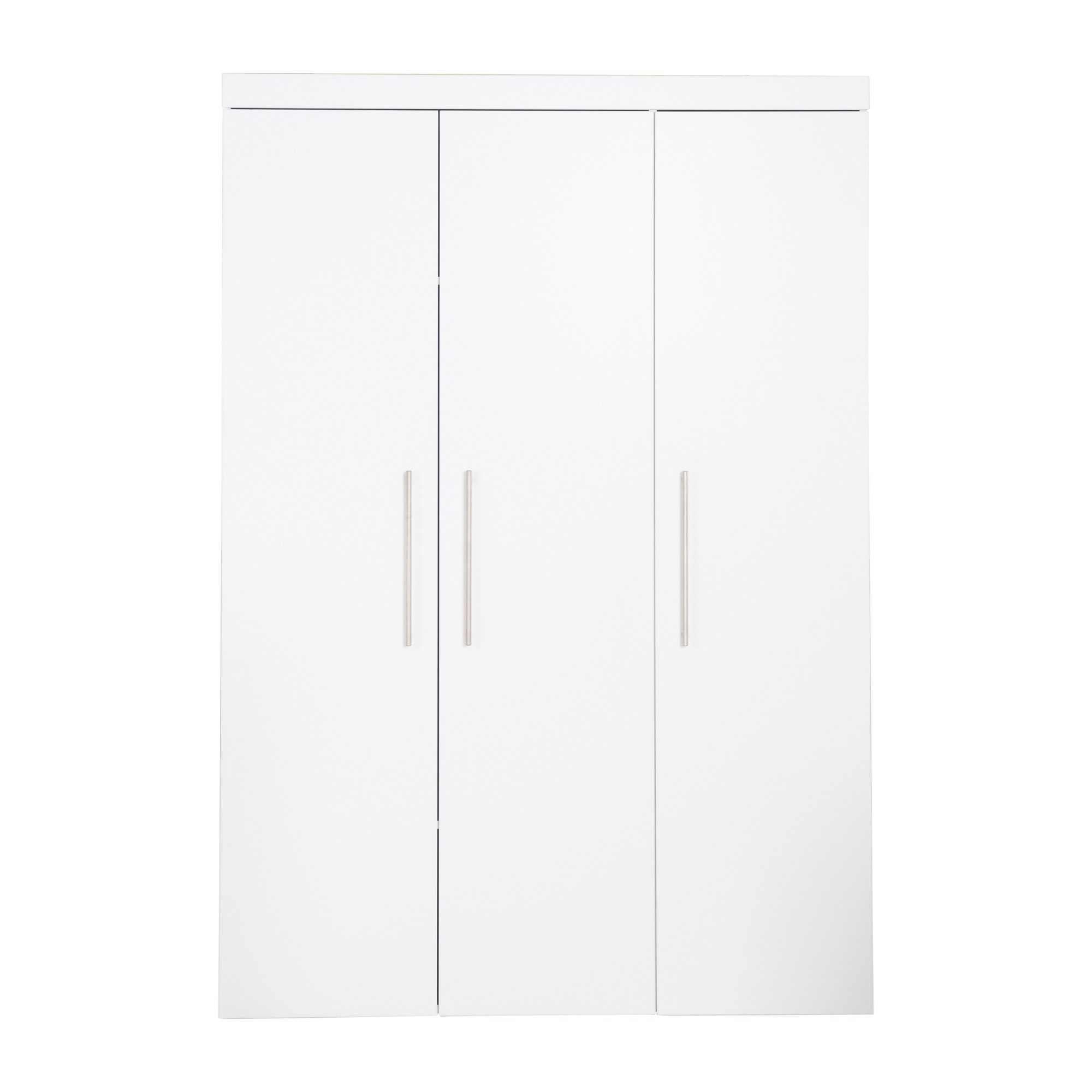 roba® Babyzimmer-Komplettset Kimi 3-teilig - Kinderzimmer in Weiß aus Holz gefertigt - Langlebig, (3er Set, Babybett 70 x 140 cm, Wickelkommode & Kleiderschrank), Klassische und zeitlose Optik - Made in Europe