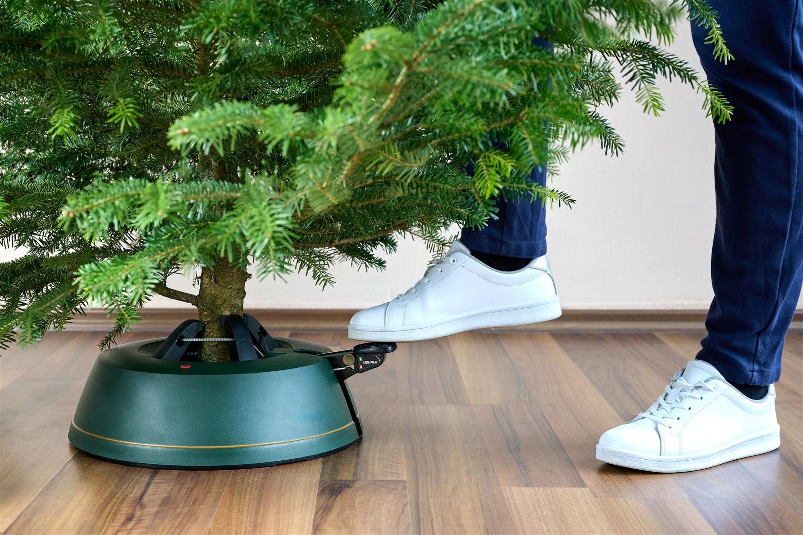 Krinner Christbaumständer KRINNER Comfort Grip + M (1-tlg), Original-Rundum-Einseil-Technik