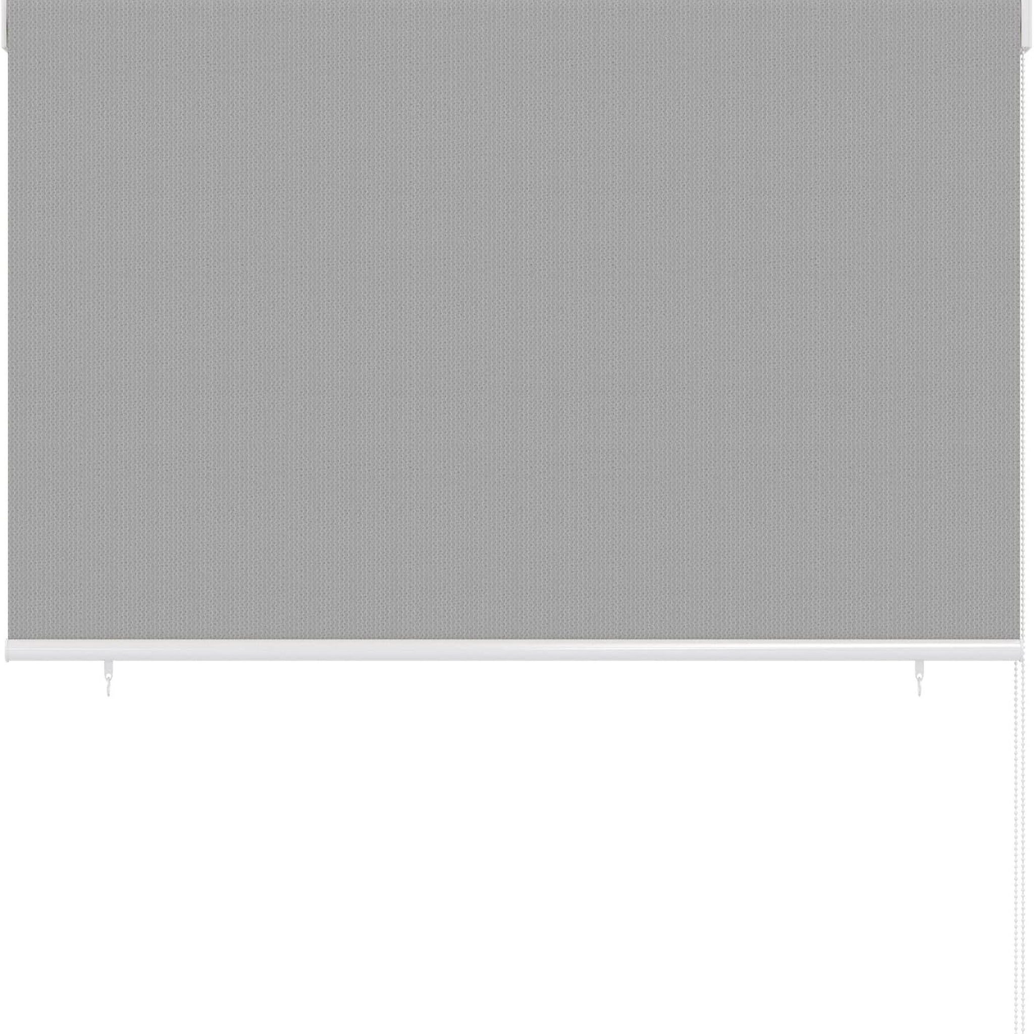 paramondo Senkrechtmarkise Senkrechtmarkise Balkon freihängend 100x140cm Sichtschutz grau ohne Führungsschienen – modern & flexibel