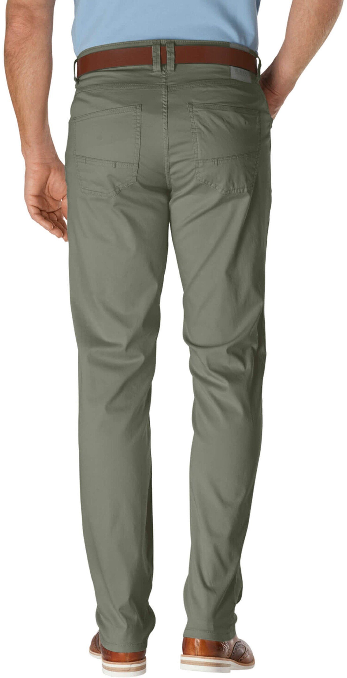 EUREX by BRAX Regular-fit-Jeans EUREX BY BRAX Tiefbund-Stretch-Jeans Luke schilf