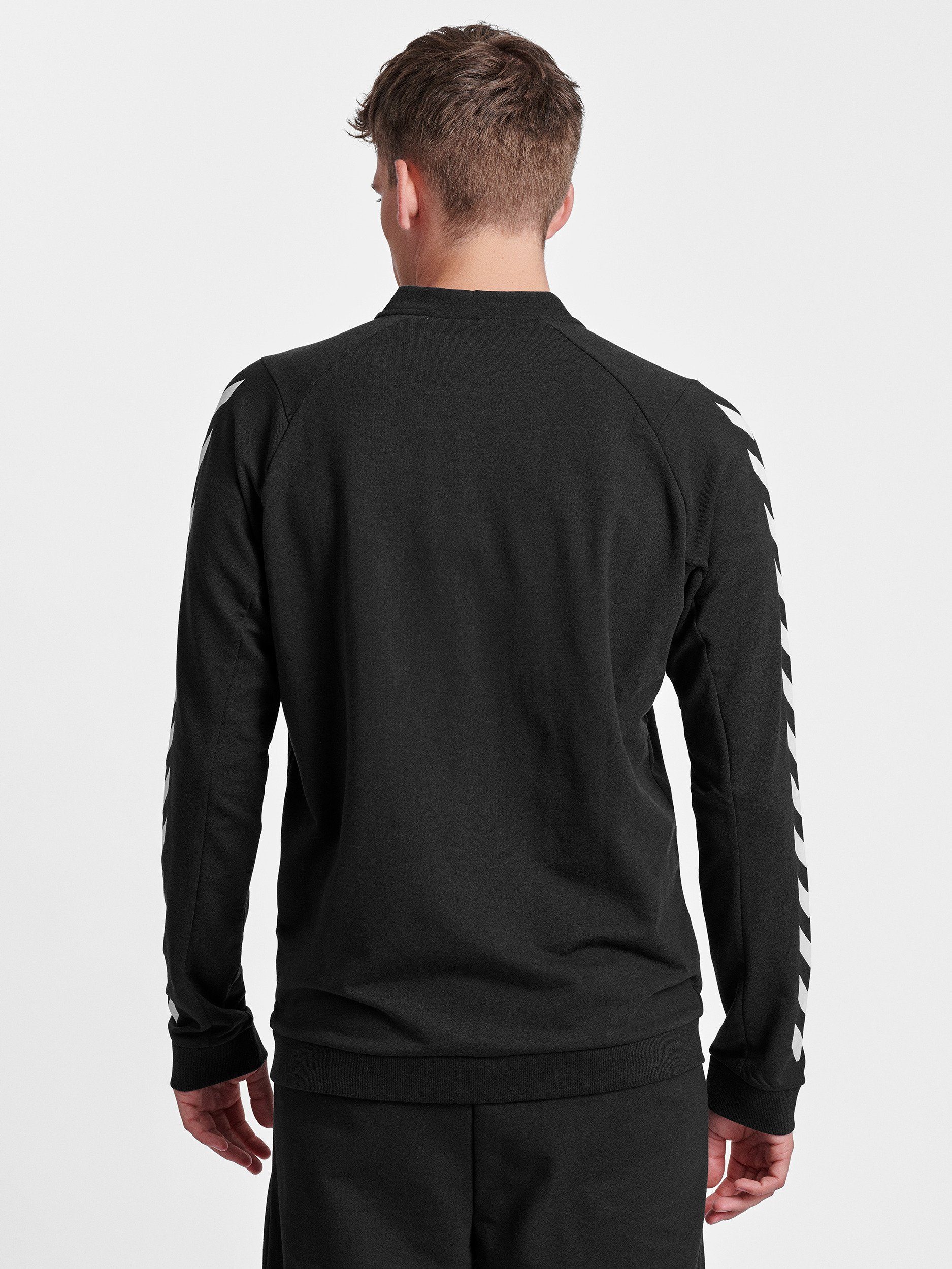 hummel Sweater RAY Herren Sweatjacke Zip Jacke schwarz klassisch Sportjacke günstig online kaufen