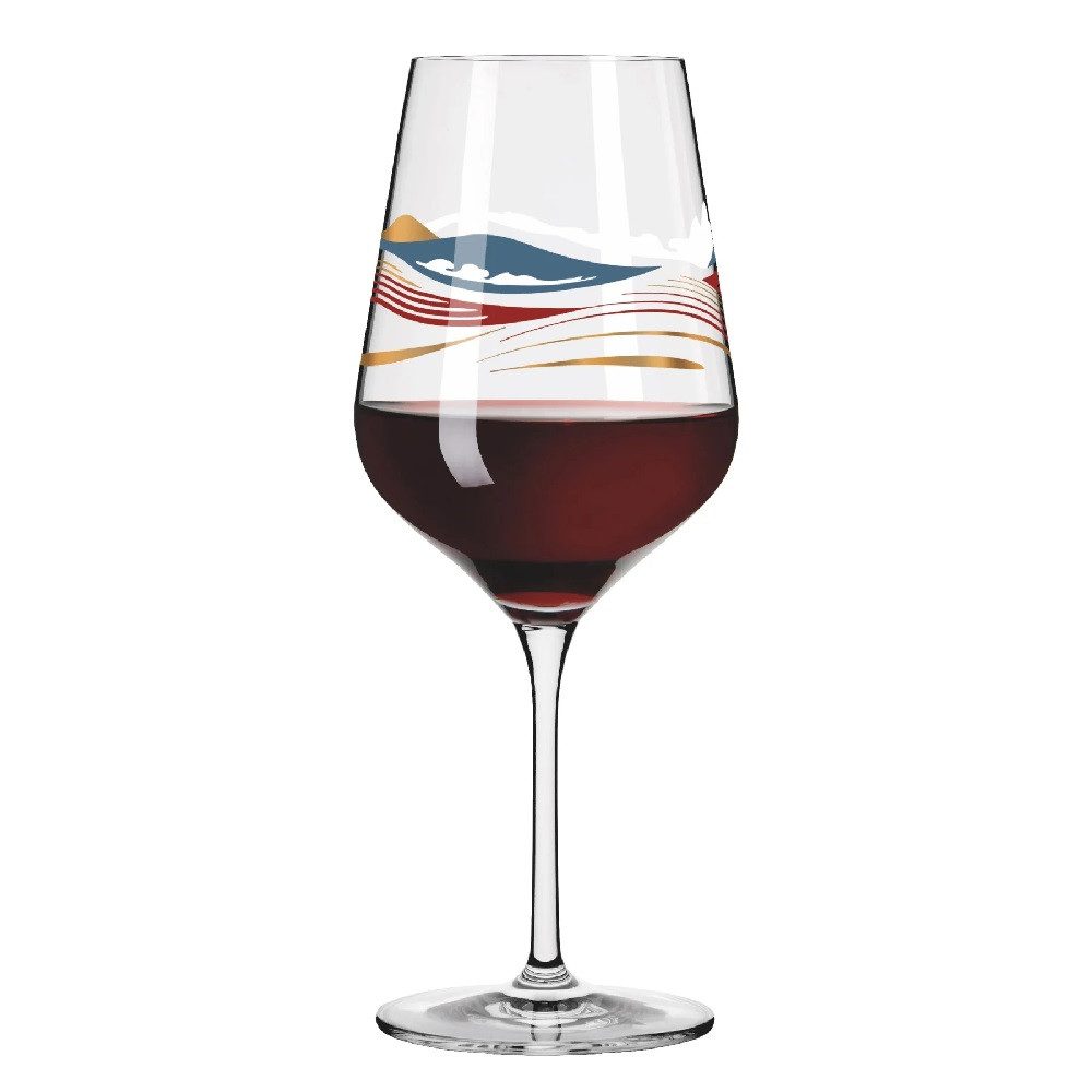 Weinglas Ritzenhoff Herzkristall Rotwein #7 A. Girod H22