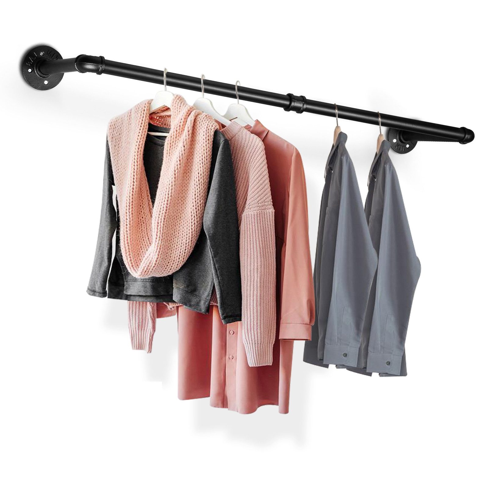 Clanmacy Kleiderstange Garderobenstange Garderobe Kleiderständer 92cm Schwe günstig online kaufen