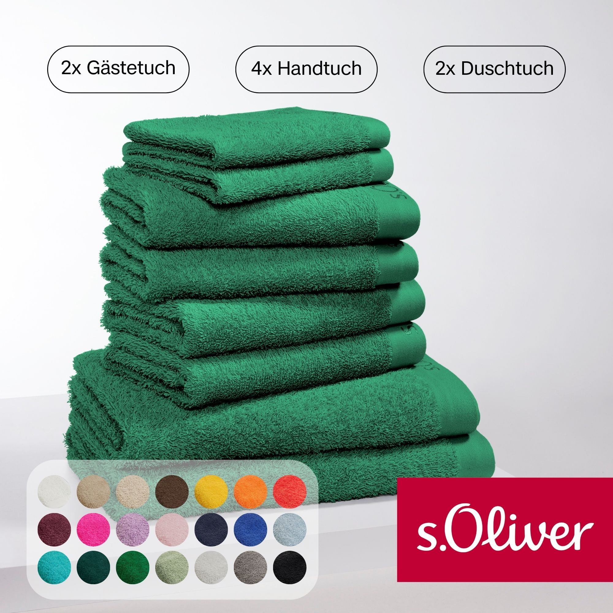 Handtuch Set s.Oliver, Premium Qualität, 600 gr/m²