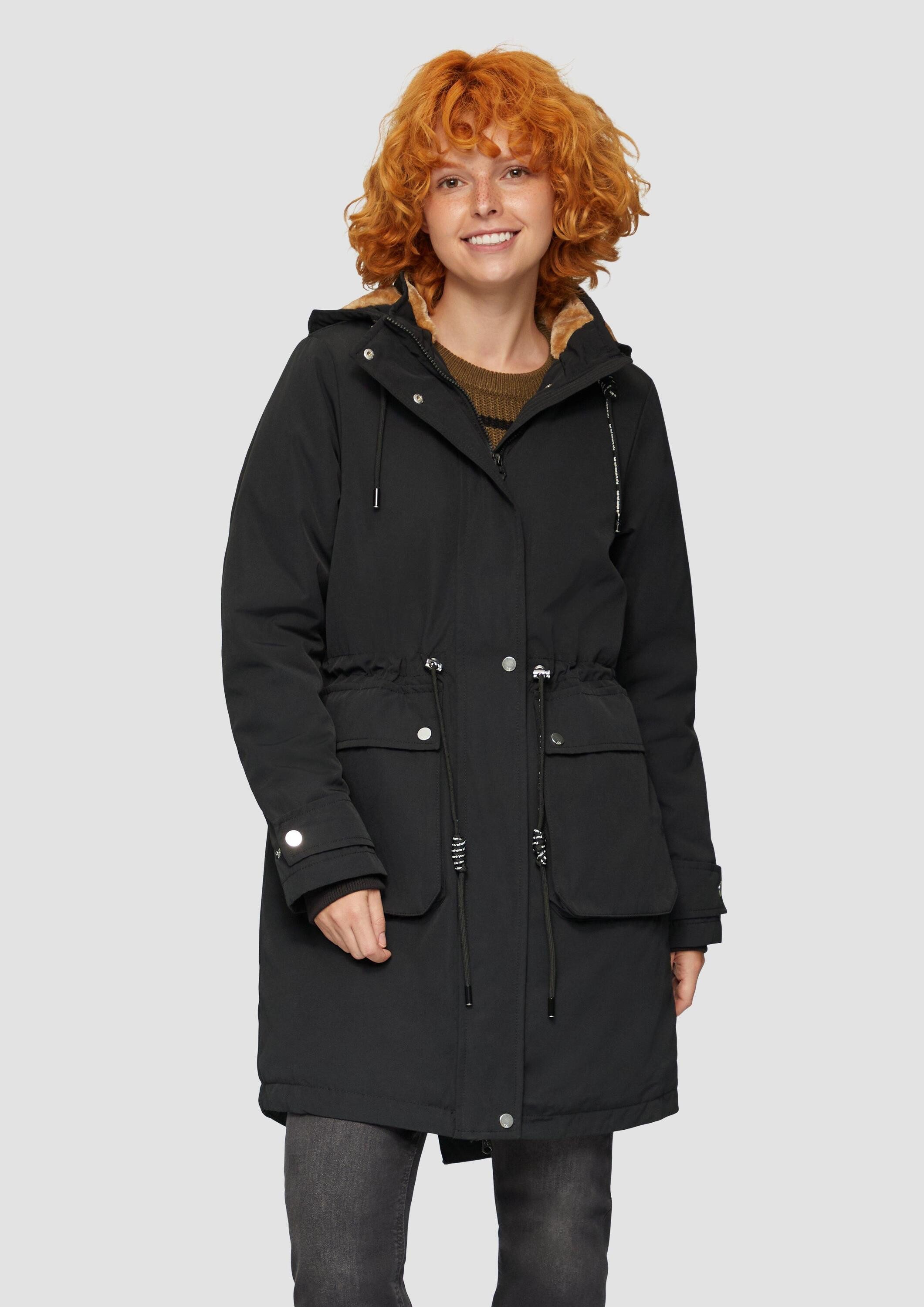 QS Wintermantel Outdoor-Mantel Gefütterter Parka mit günstig online kaufen