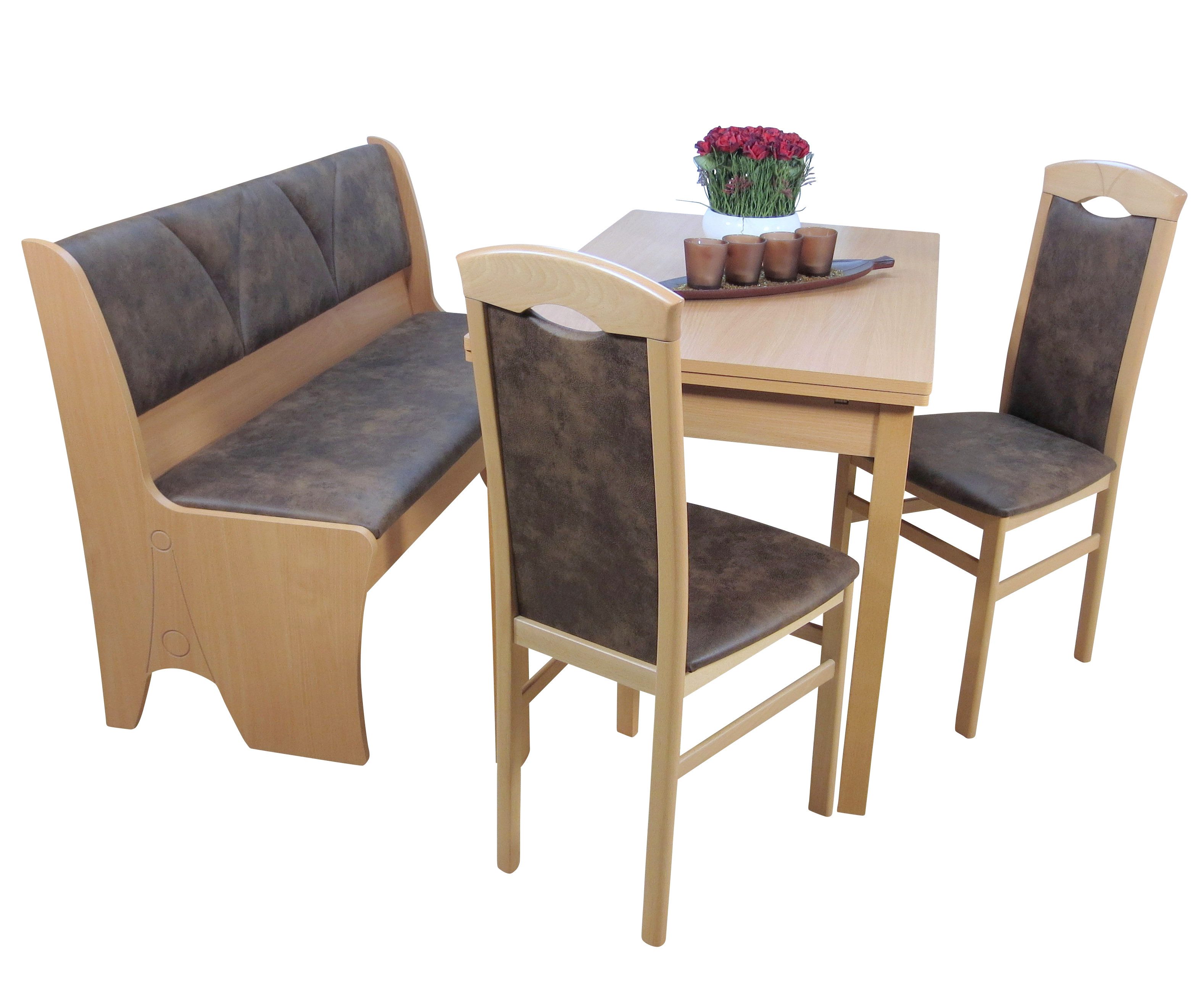 moebel-direkt-online Sitzgruppe 4tlg. Sitzgruppe bestehend aus Sitzbank, Es günstig online kaufen