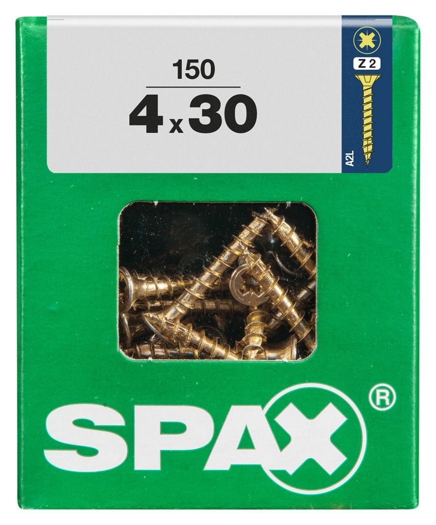 mm - 30 Universalschrauben Holzbauschraube Spax 150 PZ 2 SPAX x 4.0