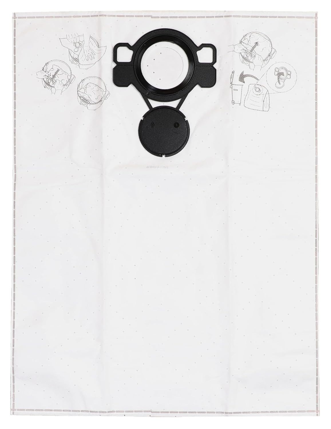 Mirka Staubsaugerbeutel Fleece Staubsaugerbeutel, 5 St., Für Industriesauger, 1025l, 12 Liter, Staubbeutel Vlies