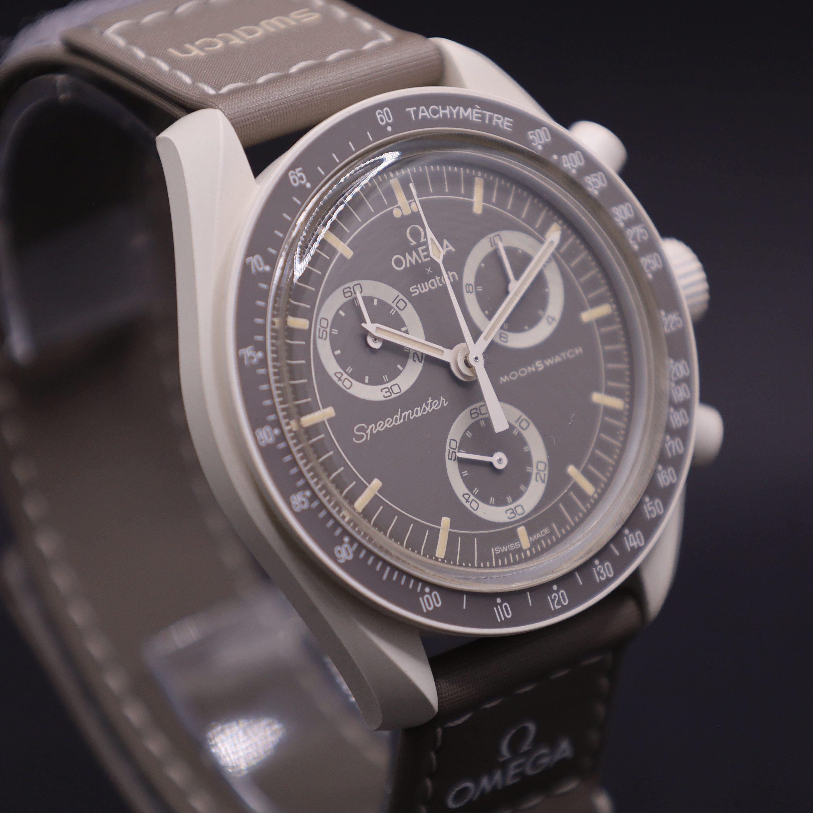 Swatch Chronograph Swatch Omega Bioceramic Moonswatch Mission on Earth - De günstig online kaufen