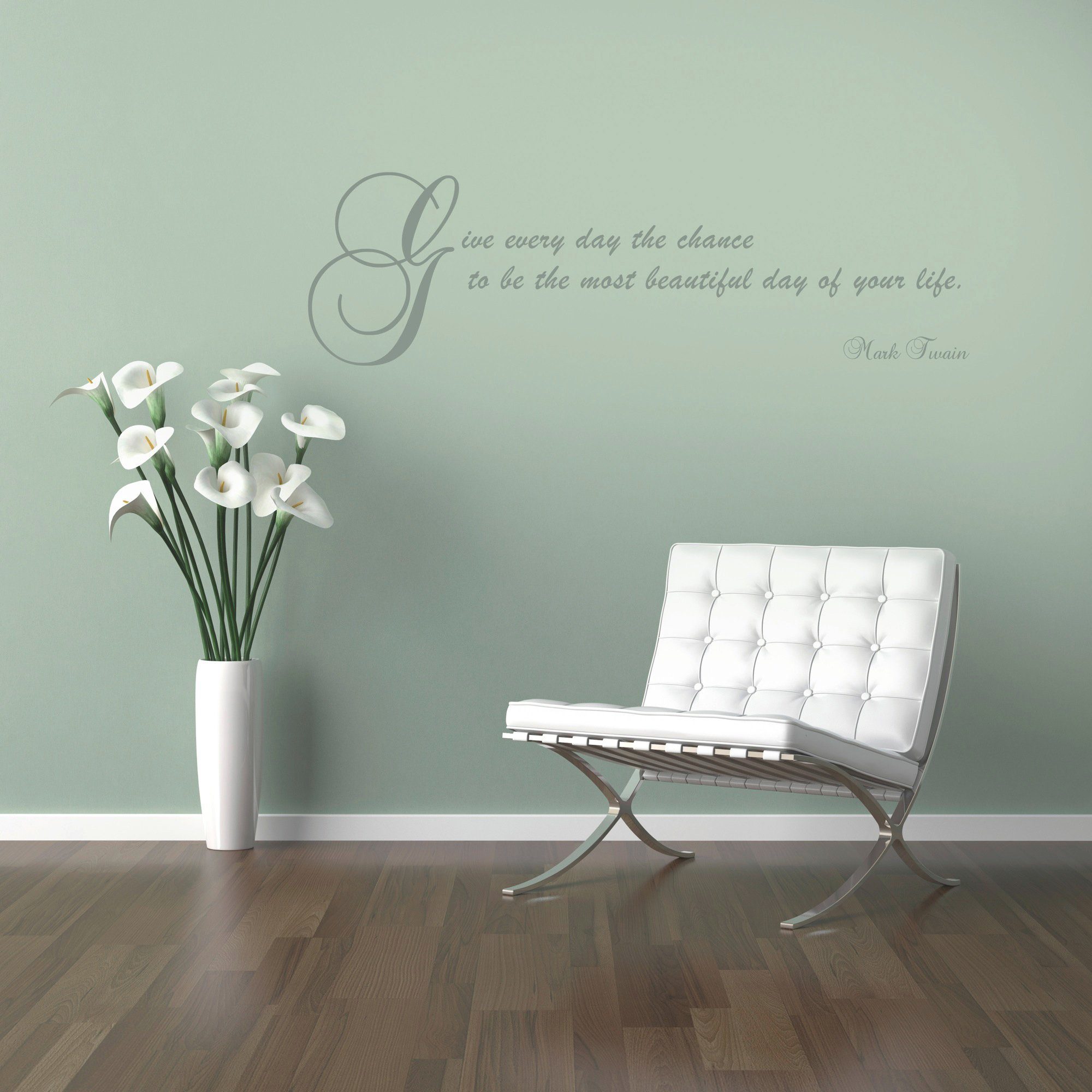 Komar Wandtattoo Beautiful - Größe 100 x 70 cm (13 St), selbstklebend, Wandsticker