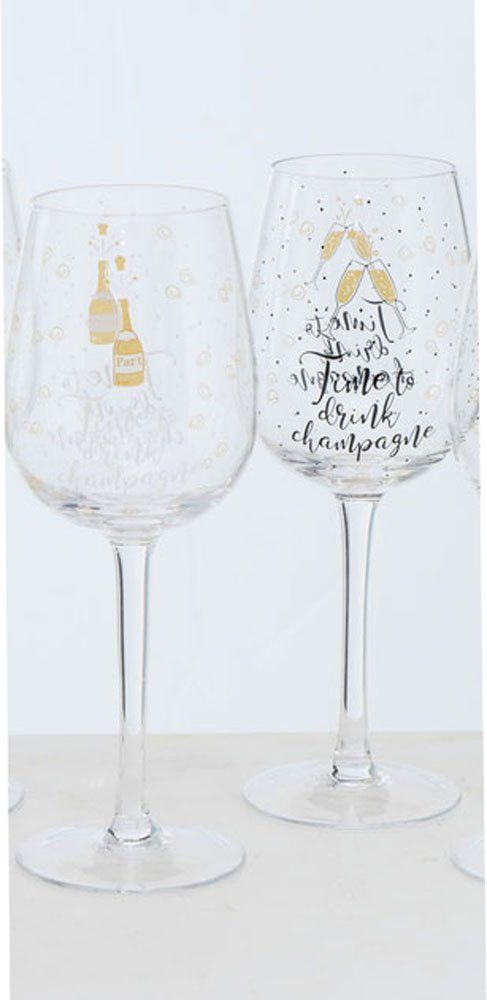 Weinglas Boltze Weinglas Cheers bedruckt 2er Set