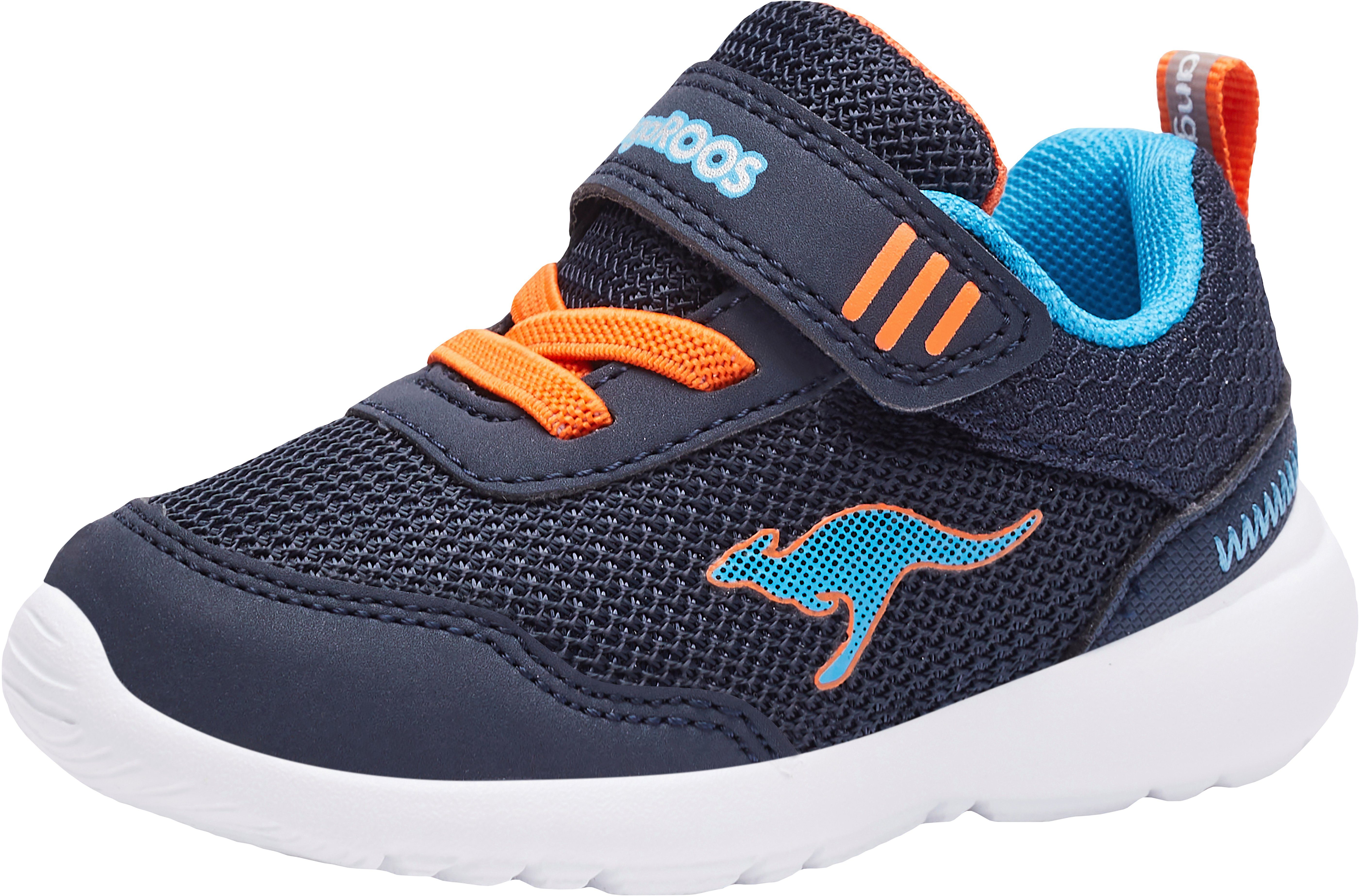 KangaROOS KY-Lilo EV Sneaker mit Klettverschluss navy-orange