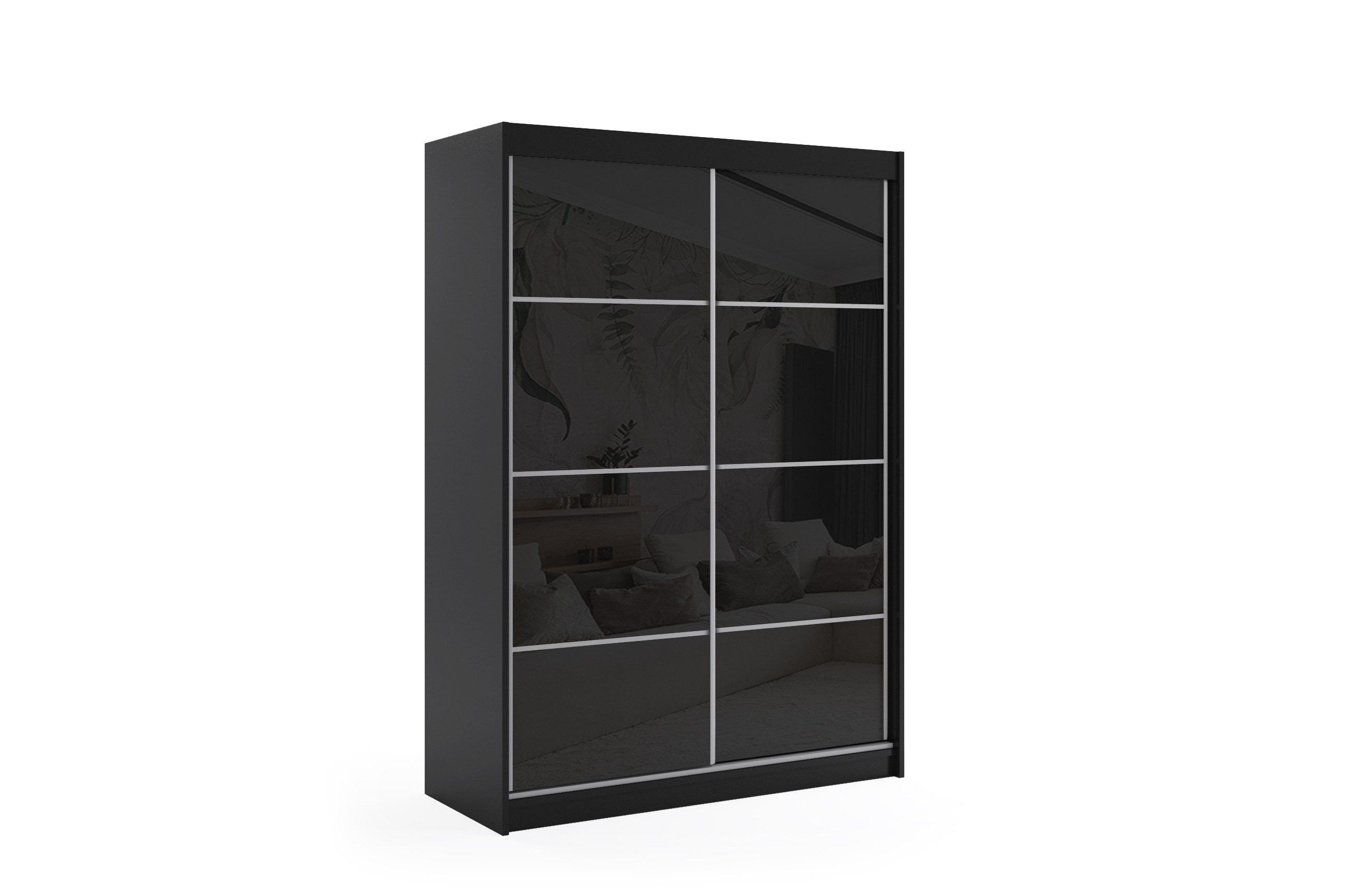 ALTDECOR Schiebetürenschrank VIVI 2 (Kleiderschrank Aluminium-Leisten, günstig online kaufen