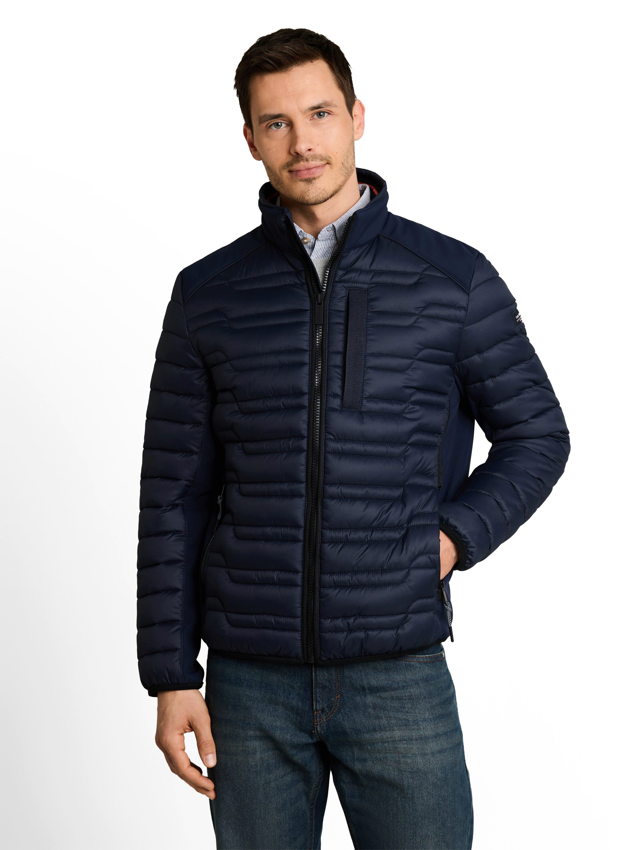 TOM TAILOR Steppjacke mit Stehkragen und Reißverschluss