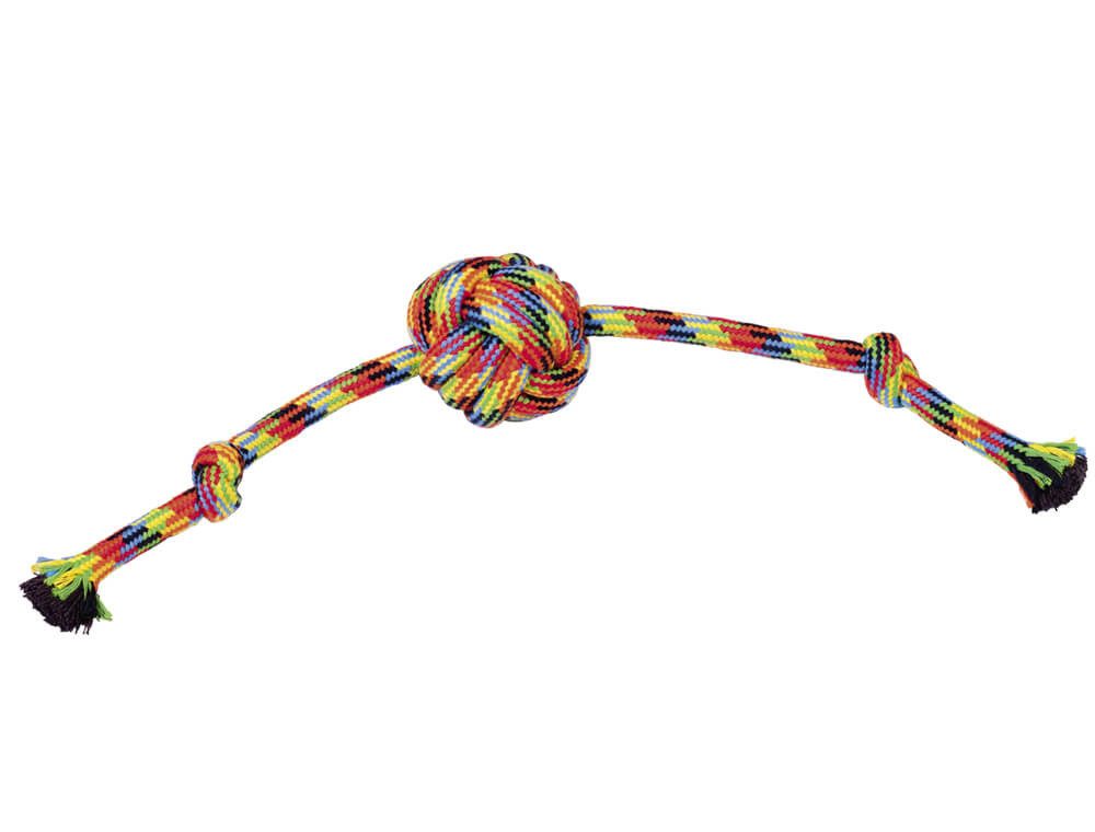 Nobby Tierball Nobby Spielseil Ball klein ca. 47cm