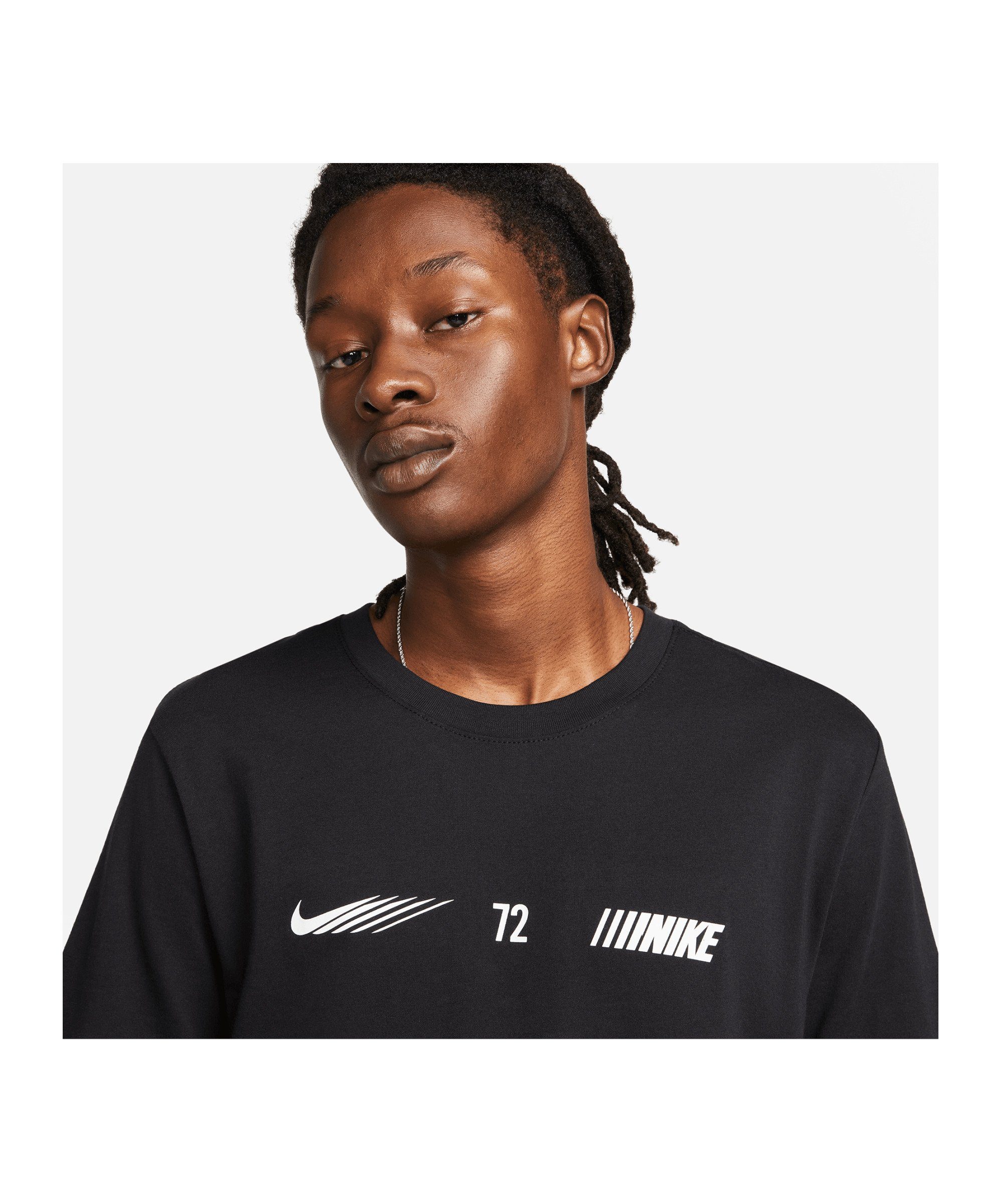 schwarz Standart T-Shirt Nike Sportswear default Issue T-Shirt