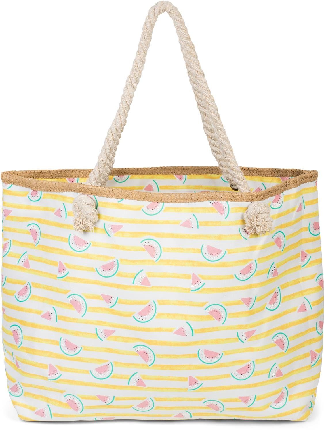 styleBREAKER Strandtasche Strandtasche mit Streifen und günstig online kaufen
