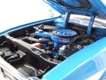 Sun Star Modellauto Ford Mustang Boss 351 1971 grabber blau silber Modellauto 1:18 Sun, Maßstab 1:18