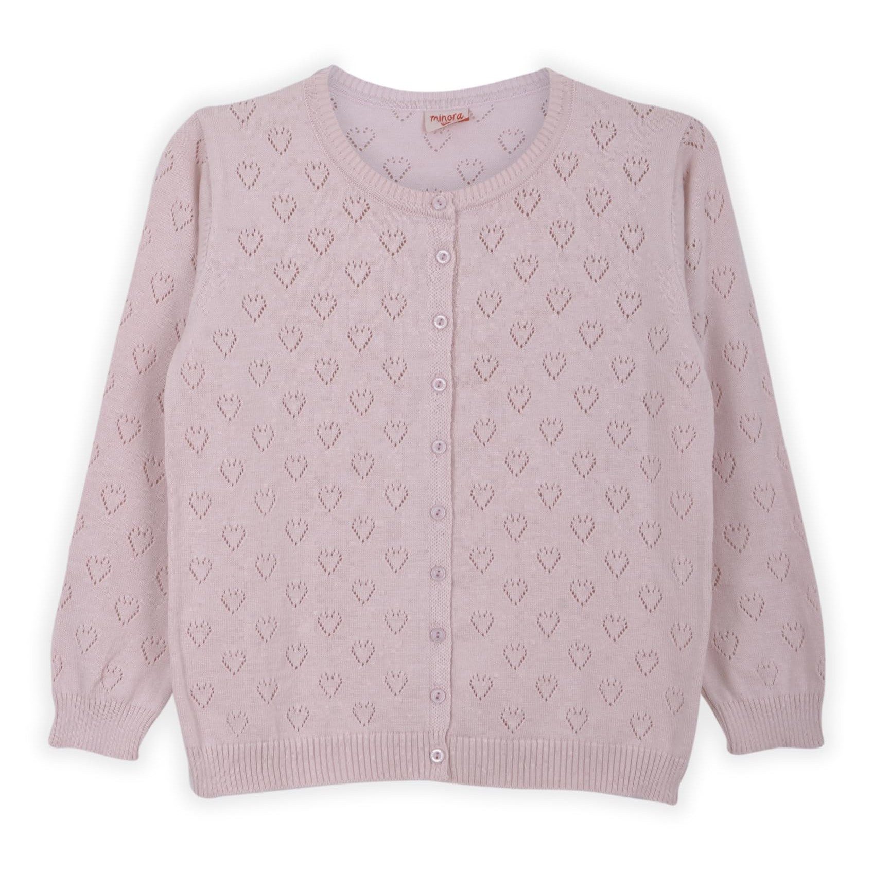 Minora Cardigan Kinder Strickjacke/Cardigan für 9-16 Jahre, Leicht und Pflegeleicht