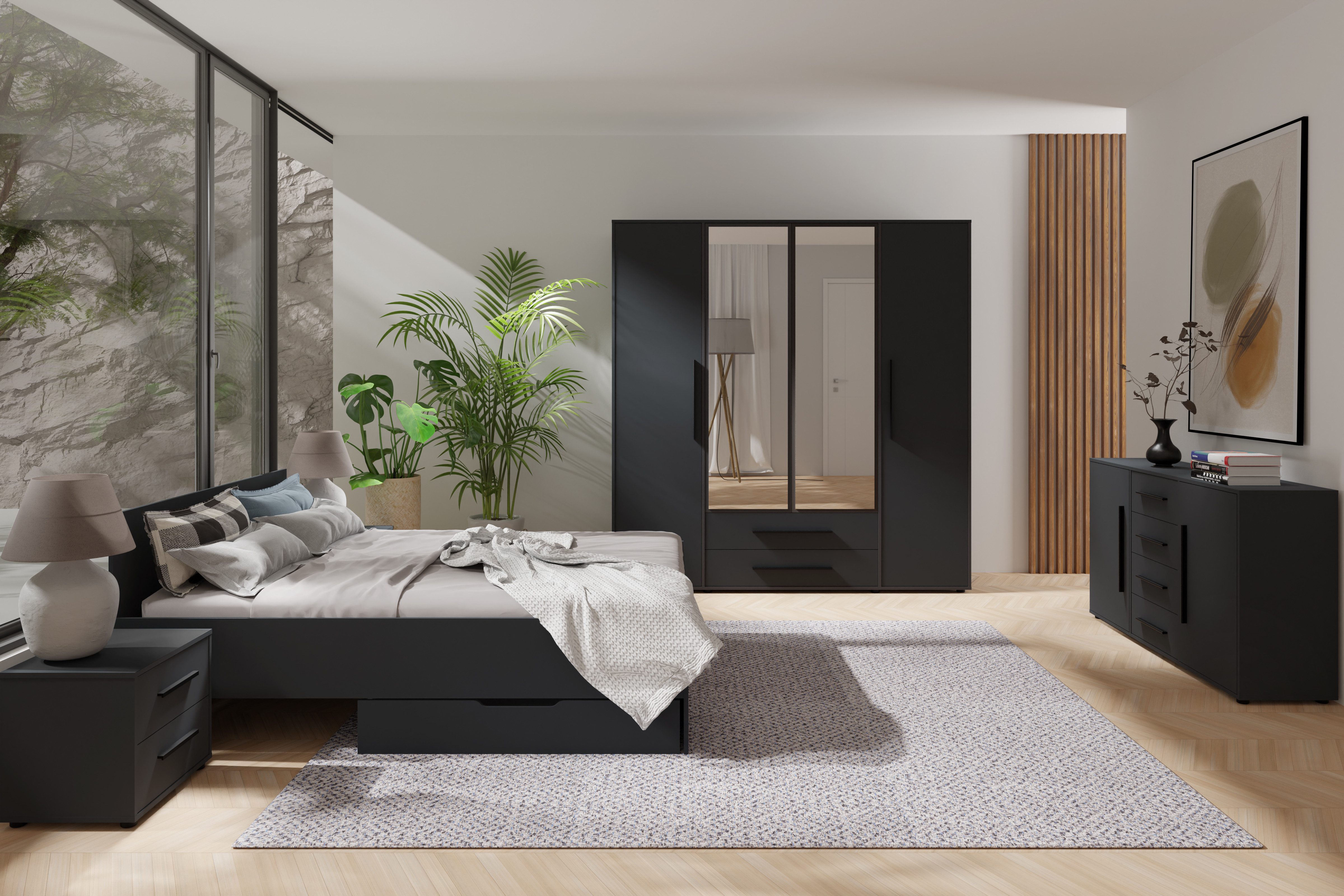 DB-Möbel Komplettschlafzimmer Maxione in verschiedenen Set-Kombinationen