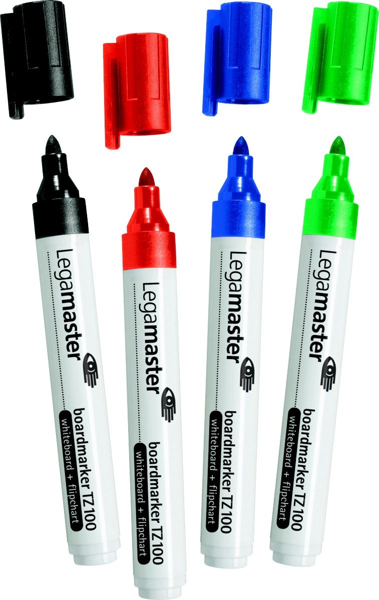 LEGAMASTER Whiteboard Marker Boardmarker TZ 100 4er Set sortiert