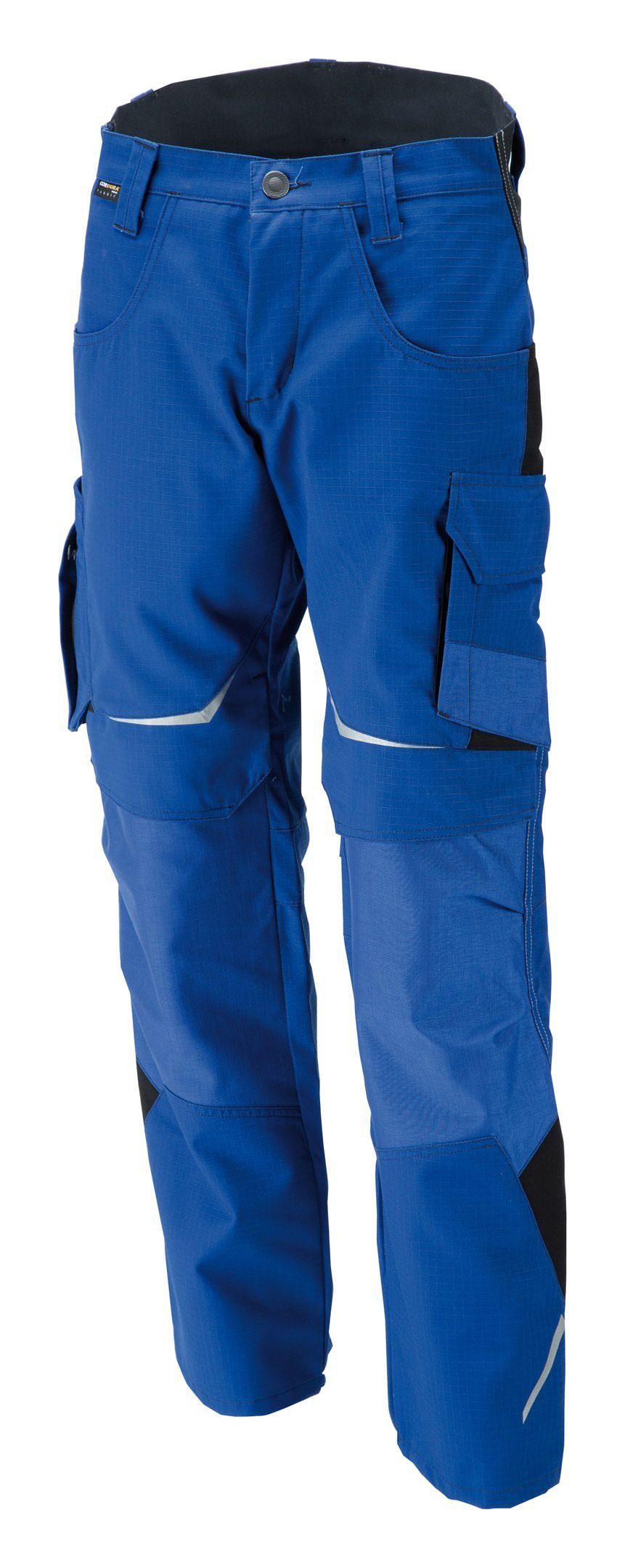 Kübler Arbeitsbundhose Damenhose Pulsschlag high kornblau / schwarz