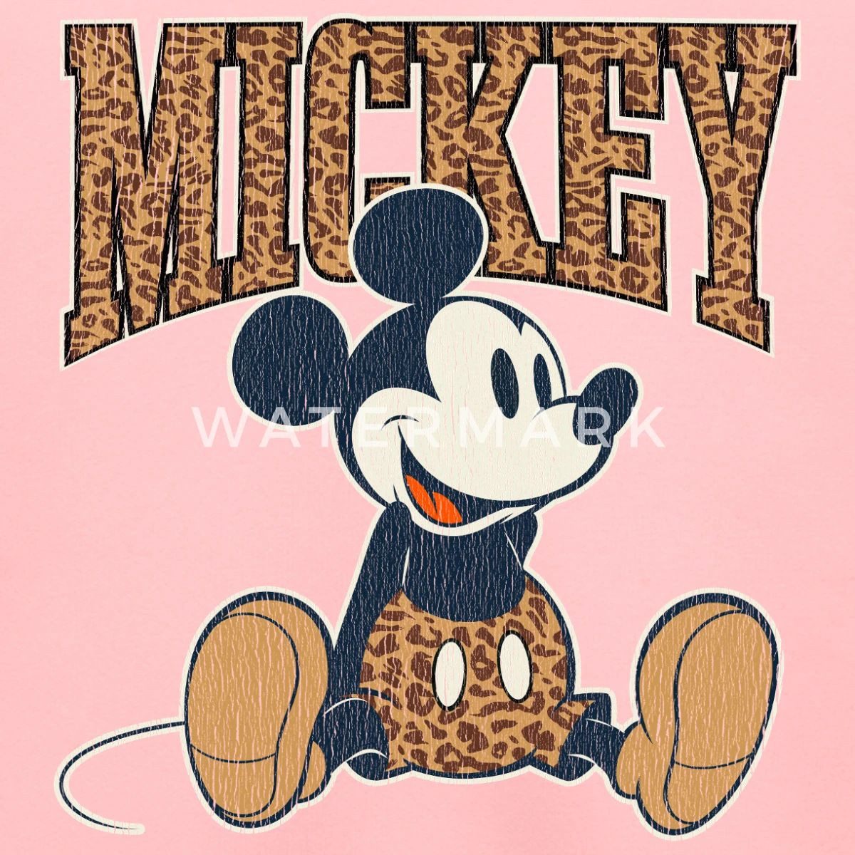 Spreadshirt Sweatshirt Mickey & Minnie Mickey Mouse Leo Look Kinder Premium Pullover (1-tlg)