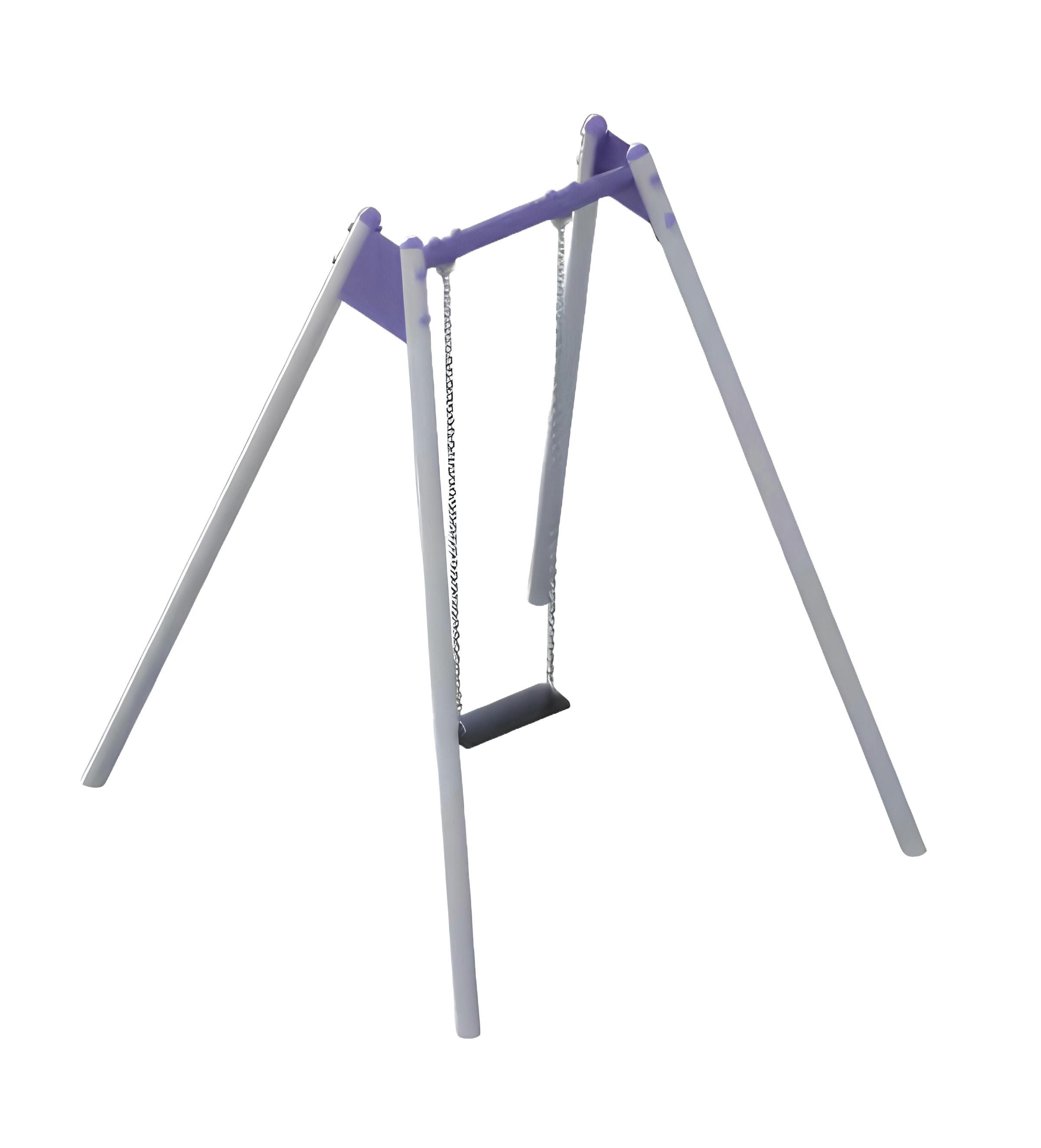 Einzelschaukel Schaukelplatz mit Schaukel, Slackline und Kinderkarussell