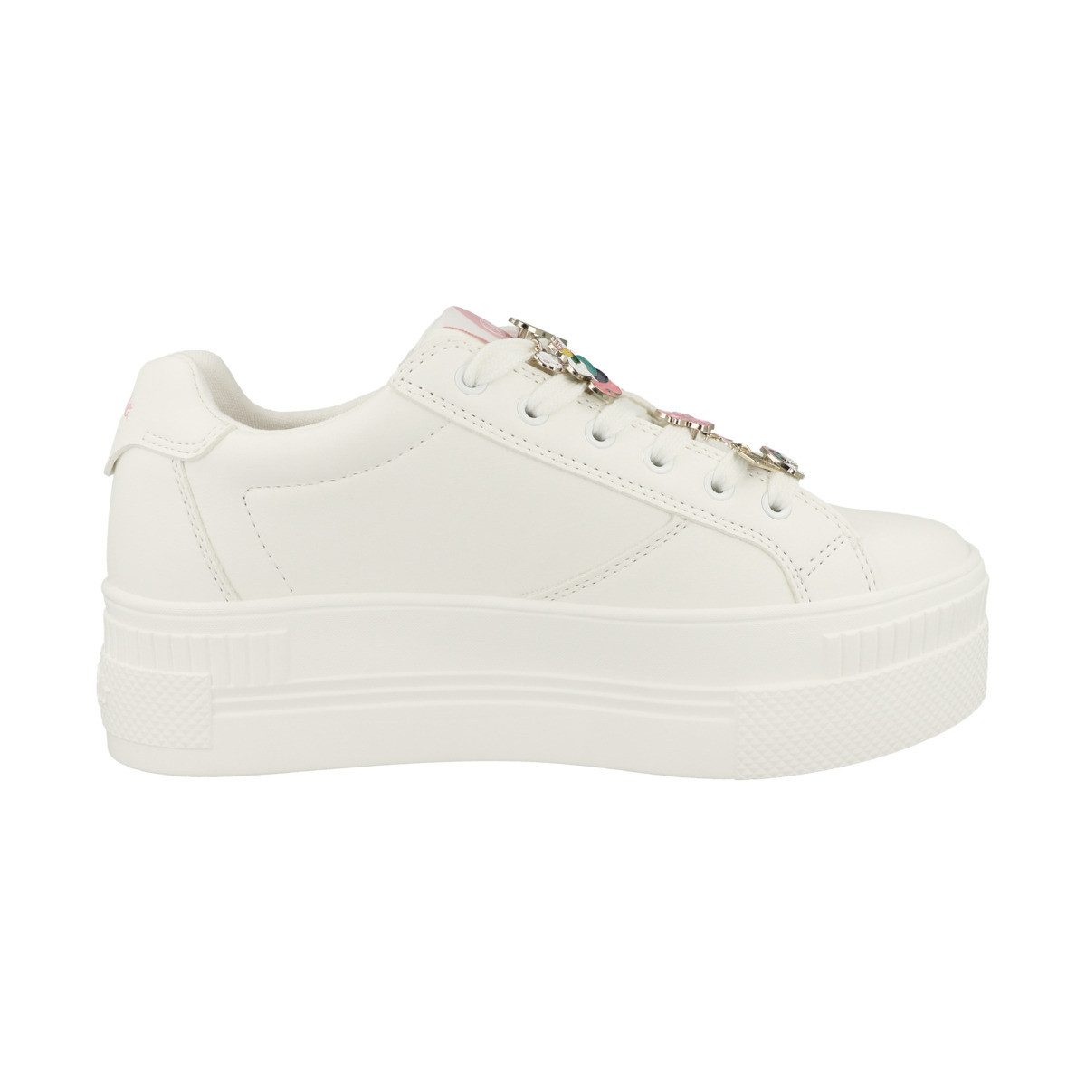 Buffalo Paired Charms 2.0 Damen Sneaker Turnschuhe, Sportschuhe, Freizeitschuhe, Halbschuhe, Schnürschuhe