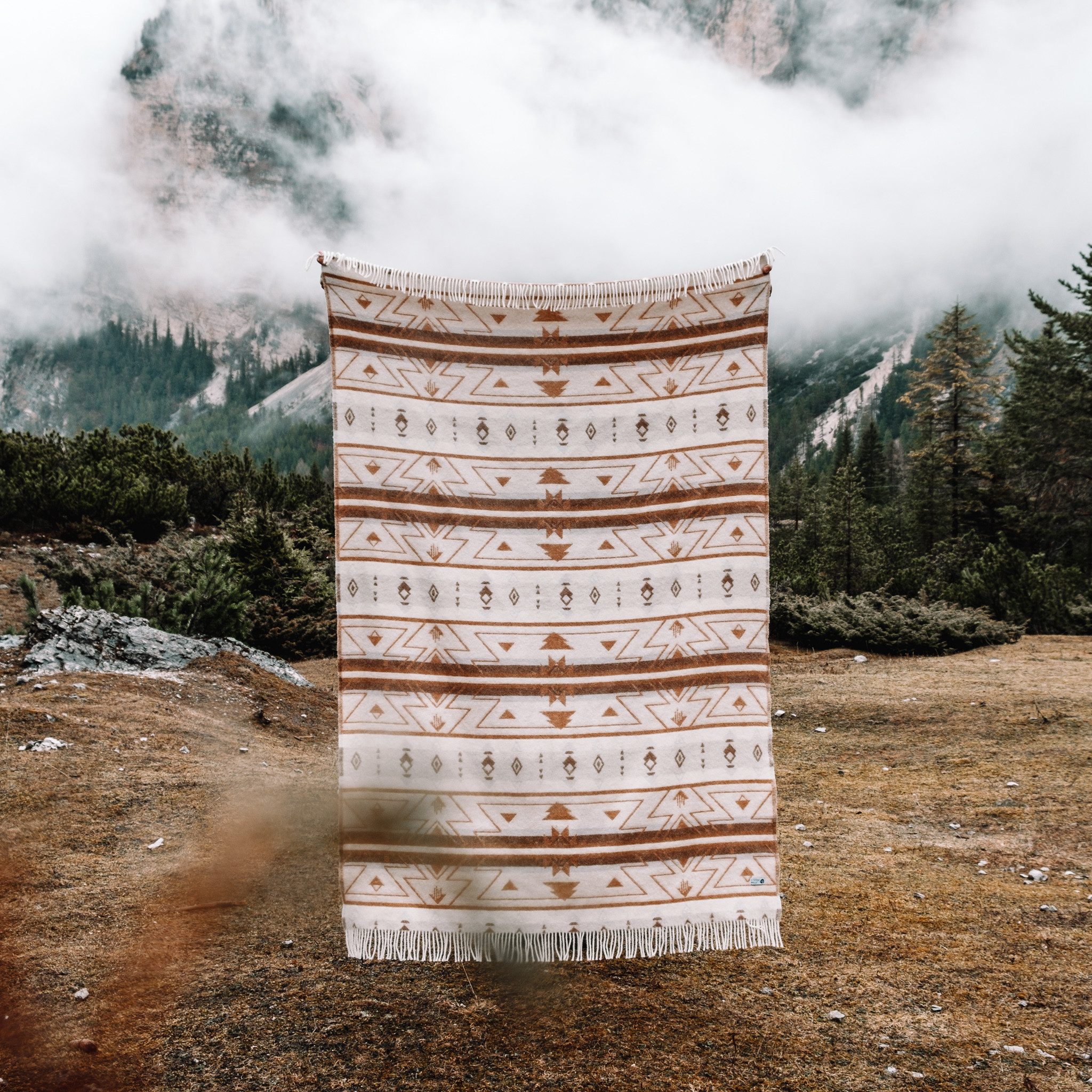 Wolldecke SONORA, Steppenwolle, Nachhaltige Wohndecke 130x200cm, Made in EU günstig online kaufen