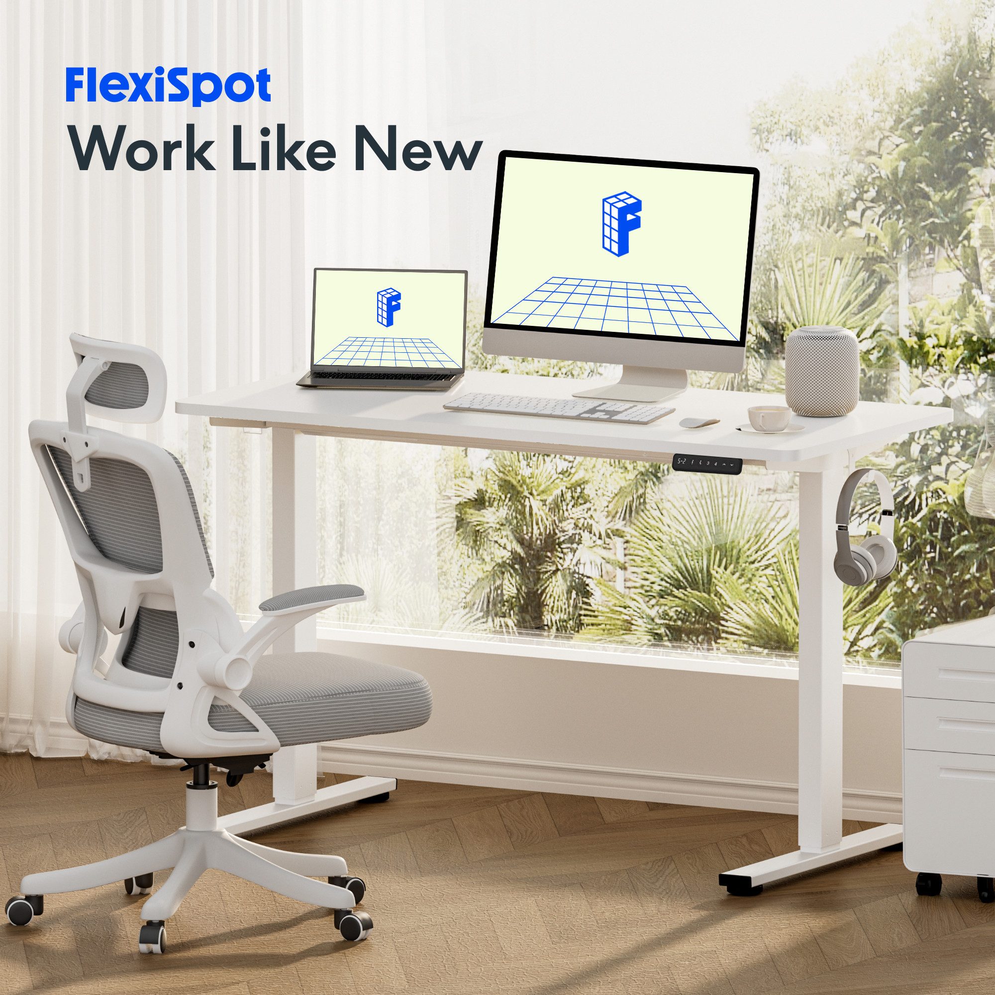 FLEXISPOT Schreibtisch Basic Plus Elektrisch höhenverstellbarer günstig online kaufen