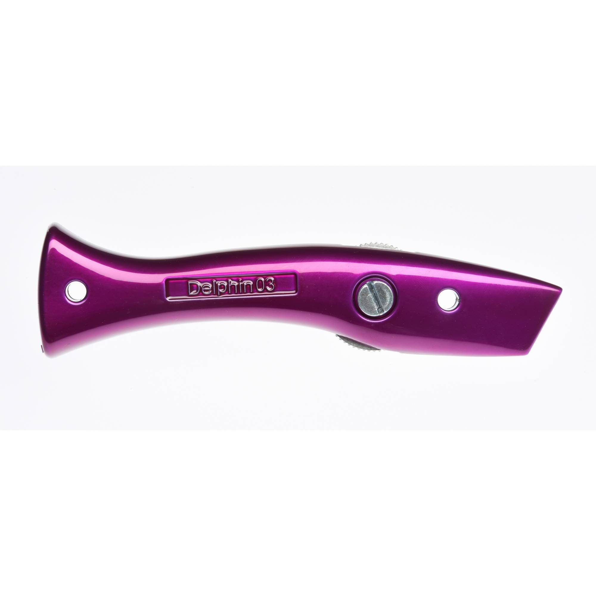 Delphin Cutter Delphin®-03 Style-Edition Violett Weiss - Cuttermesser Universalmesser Candy