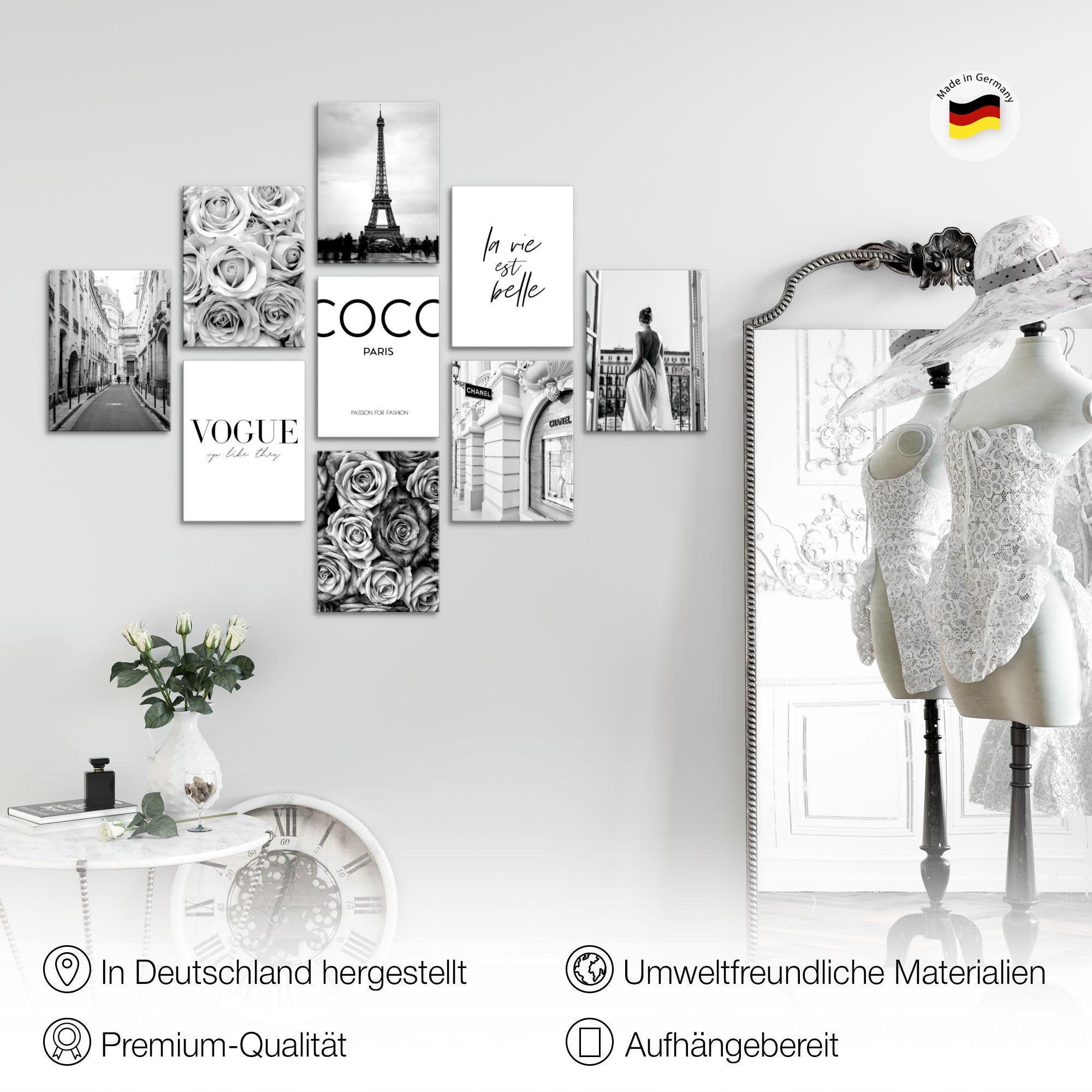 Novart Wandbild Coco AUFHÄNGFERTIG Fashion Mädchen Teenager 9 Moderne Bilder N025191a, 20 x 25 cm - 9 Bilder – Bild 2 von 5