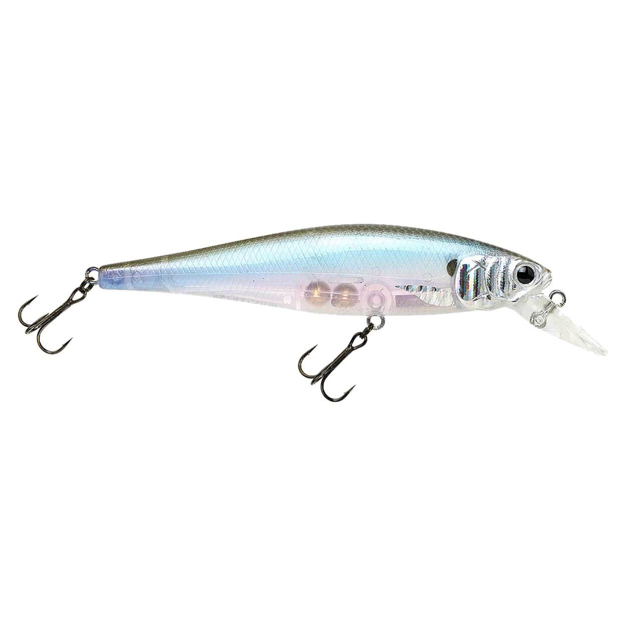 Craft Cheek SP Minnow Kunstköder Ghost Lucky (1-St) Craft Wobbler Lucky 100 18g, B'Freeze Silver Pointer