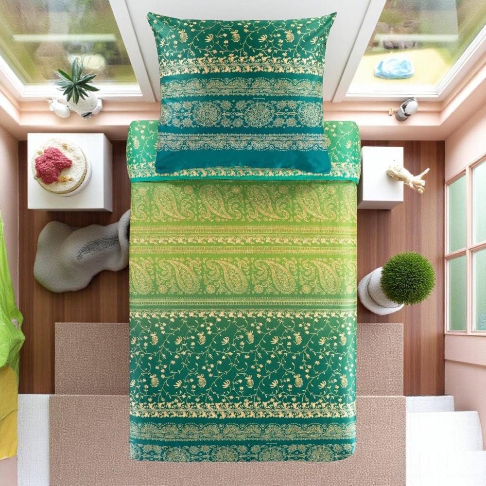 Bassetti Bettwäsche Bettwäsche Brenta V1 155 x 220 cm, Mako Satin, 2 teilig