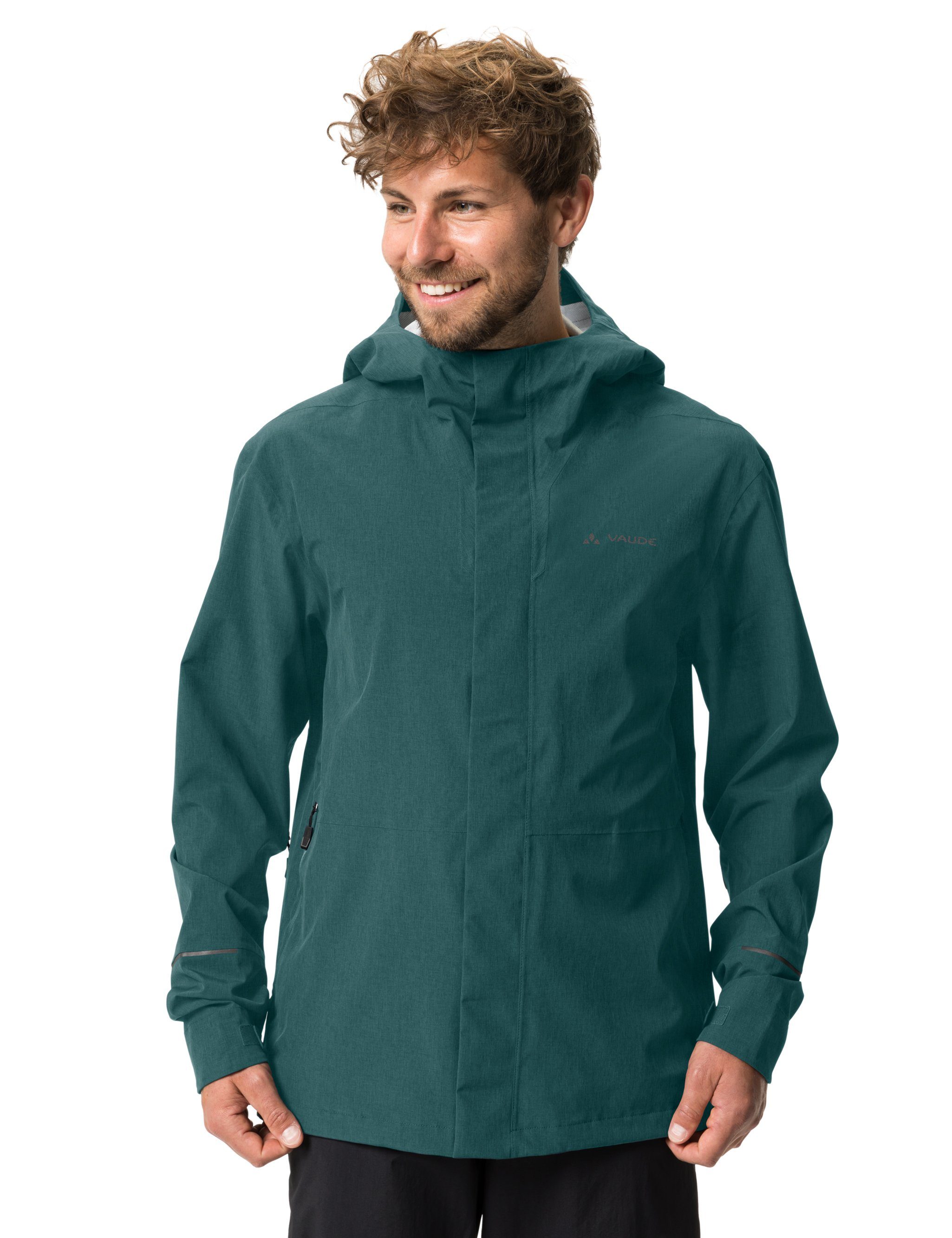 Jacket Klimaneutral Rain green VAUDE mallard Outdoorjacke Men's (1-St) Yaras II kompensiert