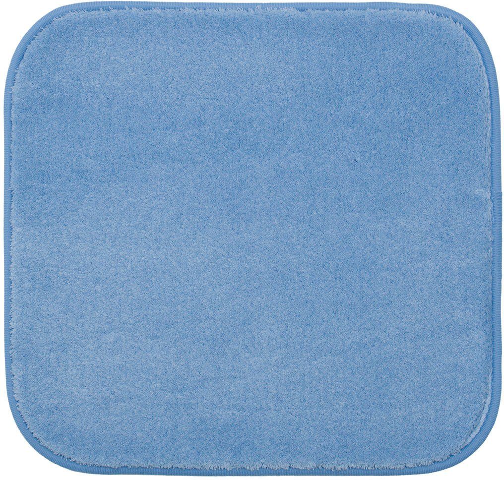 Gözze Badematte Rio Premium, Höhe 18 mm, rutschhemmend beschichtet, schnell trocknend, fußbodenheizungsgeeignet, Polyester, rechteckig, Badteppich, Uni Farben, waschbar, rechteckig & rund erhältlich