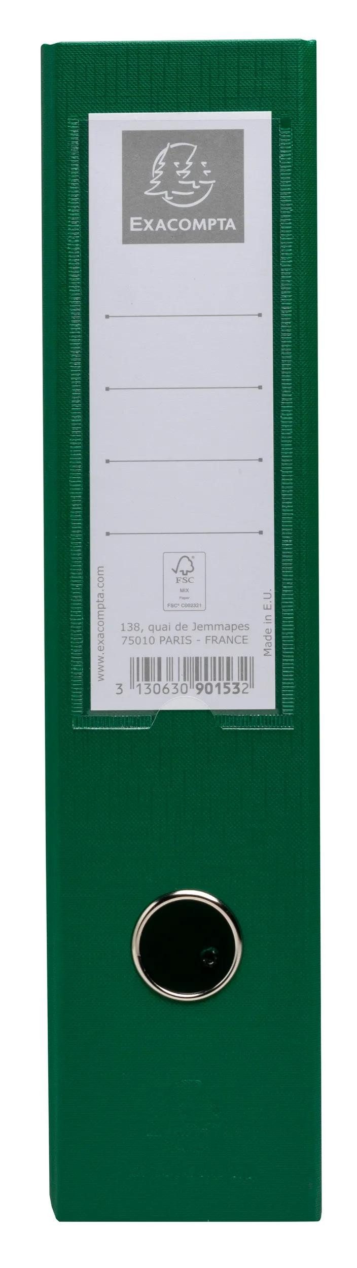 EXACOMPTA Stehsammler 10x Stehsammler PP, Rücken 70mm, 23x31cm A4, Dunkelgrün, 90153E, Stehsammler