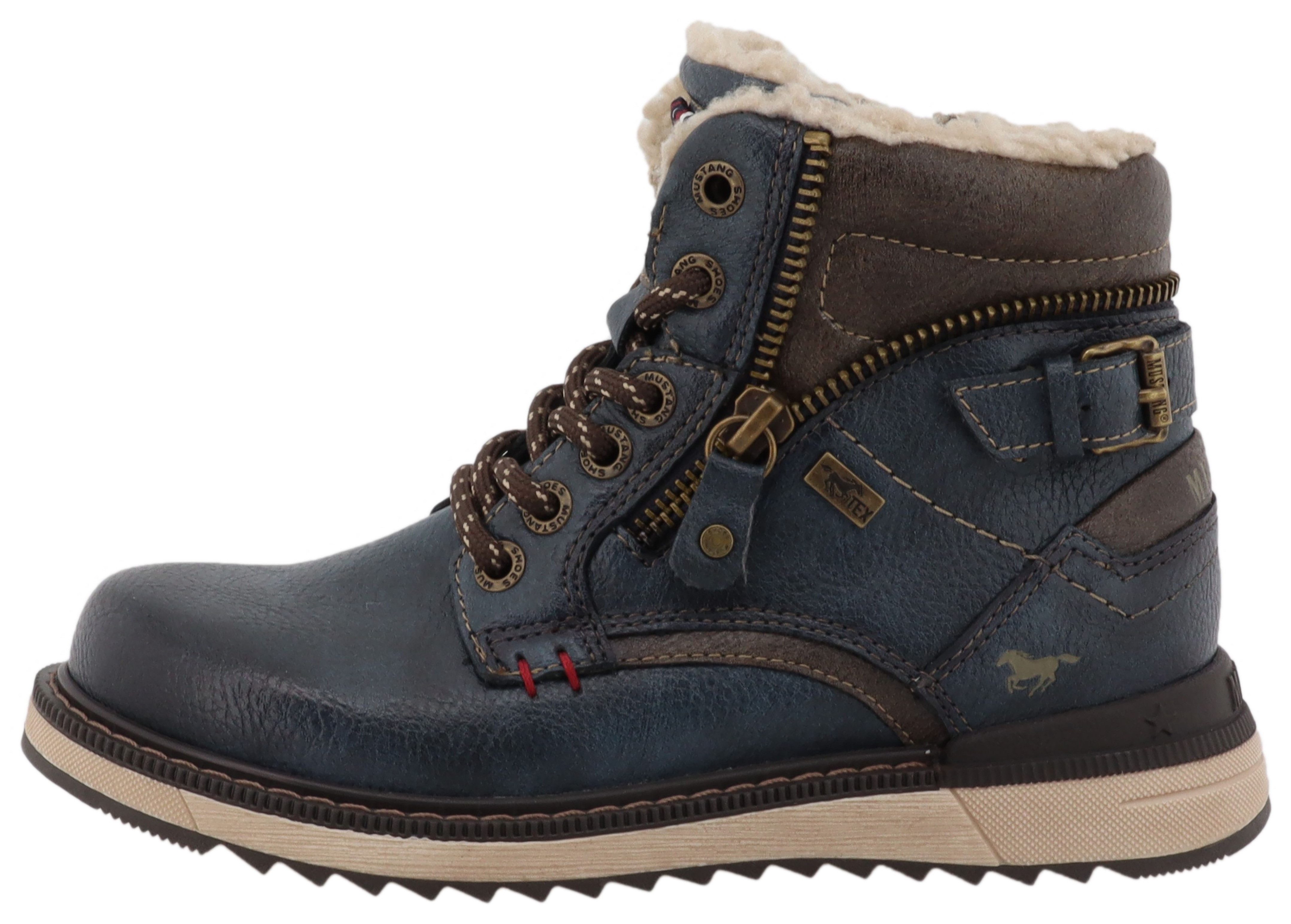 Mustang Shoes Donato Winterboots Schnürboots, Outdoorboots mit TEX-Membrane