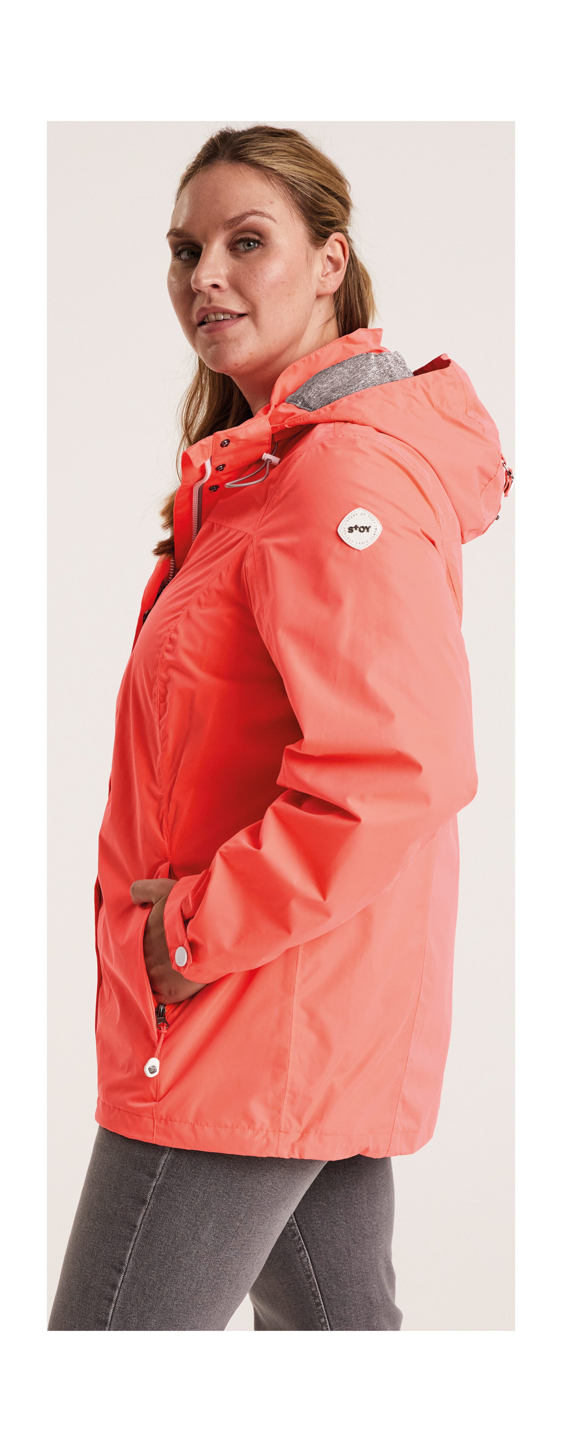 Outdoorjacke JCKT STOY koralle WMN 11 STS