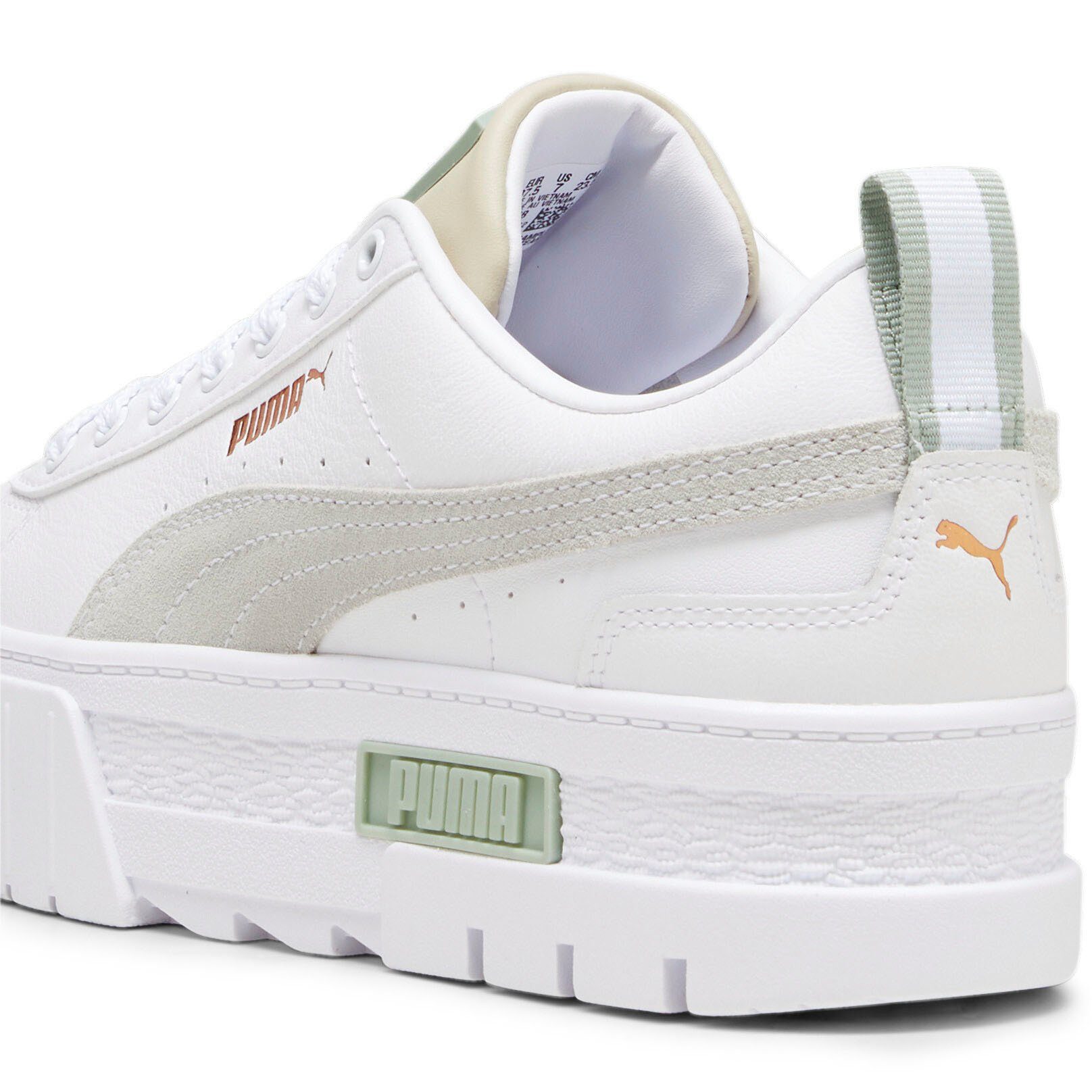 PUMA Mayze Lth Wn's Sneaker granol white