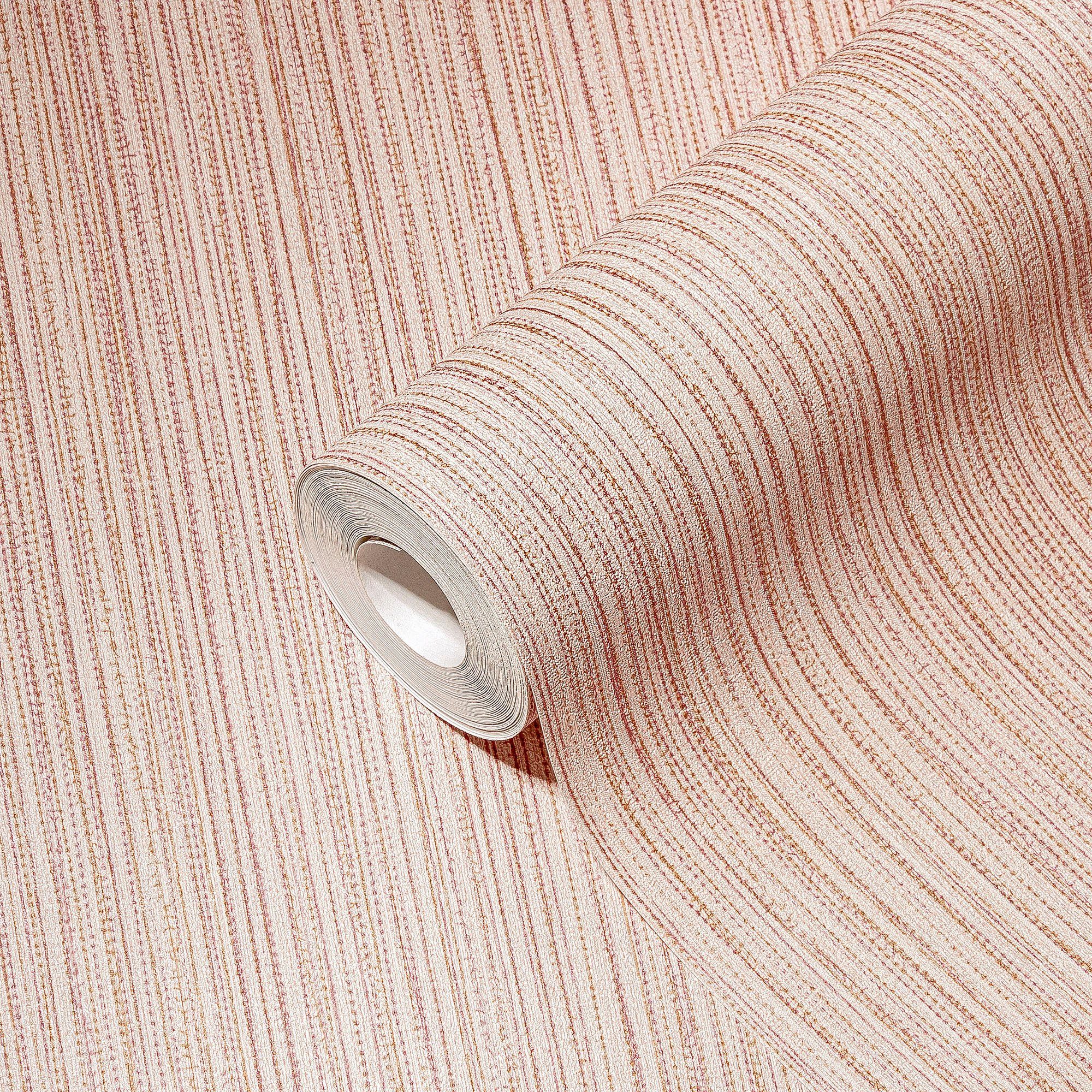 Bricoflor Rote Tapete Vliestapete Modern Geometrische Wandtapete in Dunkelr günstig online kaufen